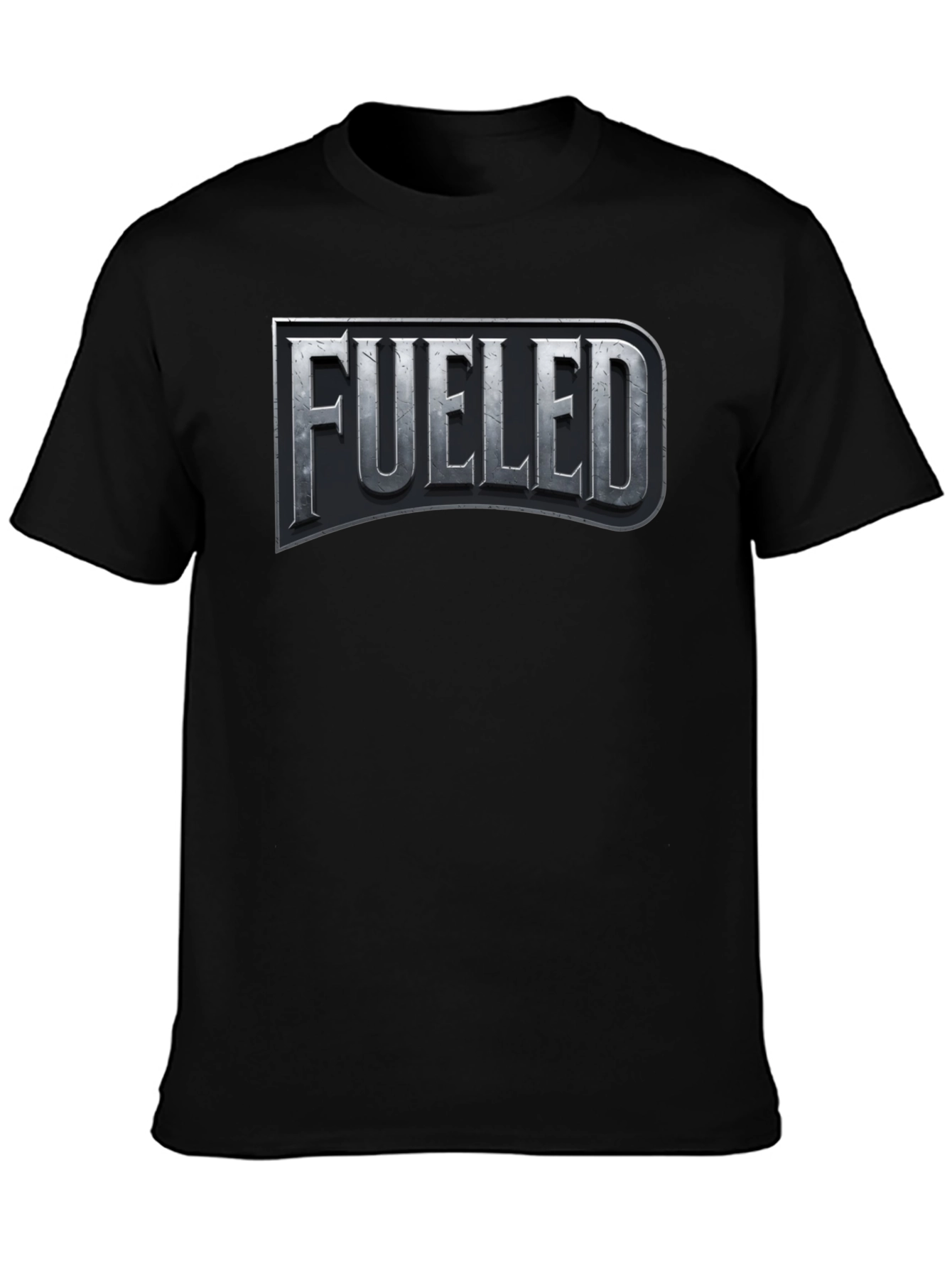 Fueled Graphic T-Shirt - Black Crew Neck