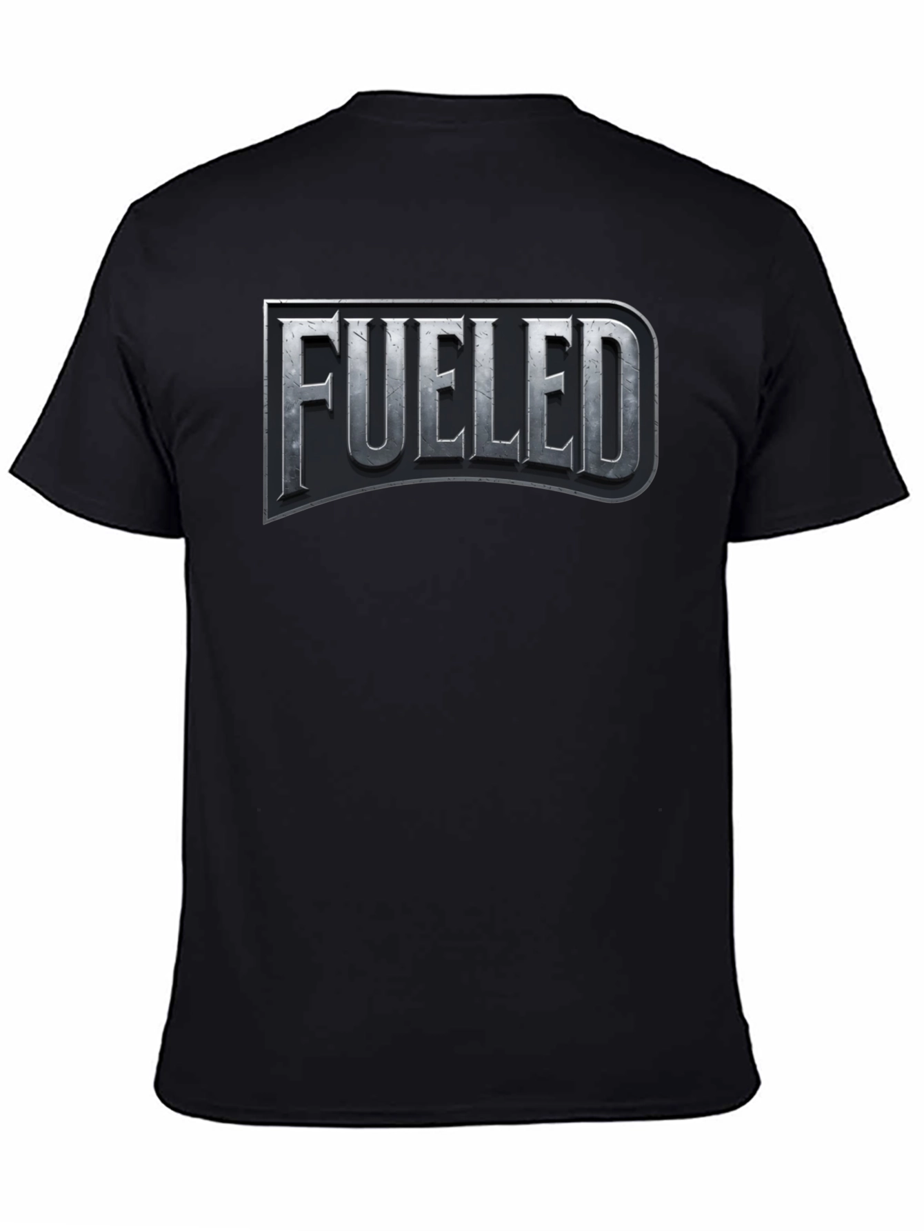 Fueled Graphic T-Shirt - Black Crew Neck