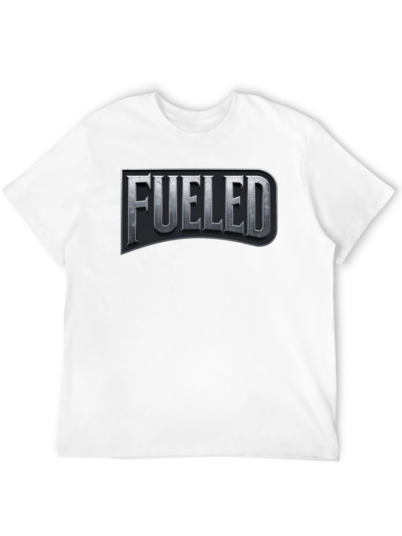 Fueled Graphic T-Shirt - Black Crew Neck
