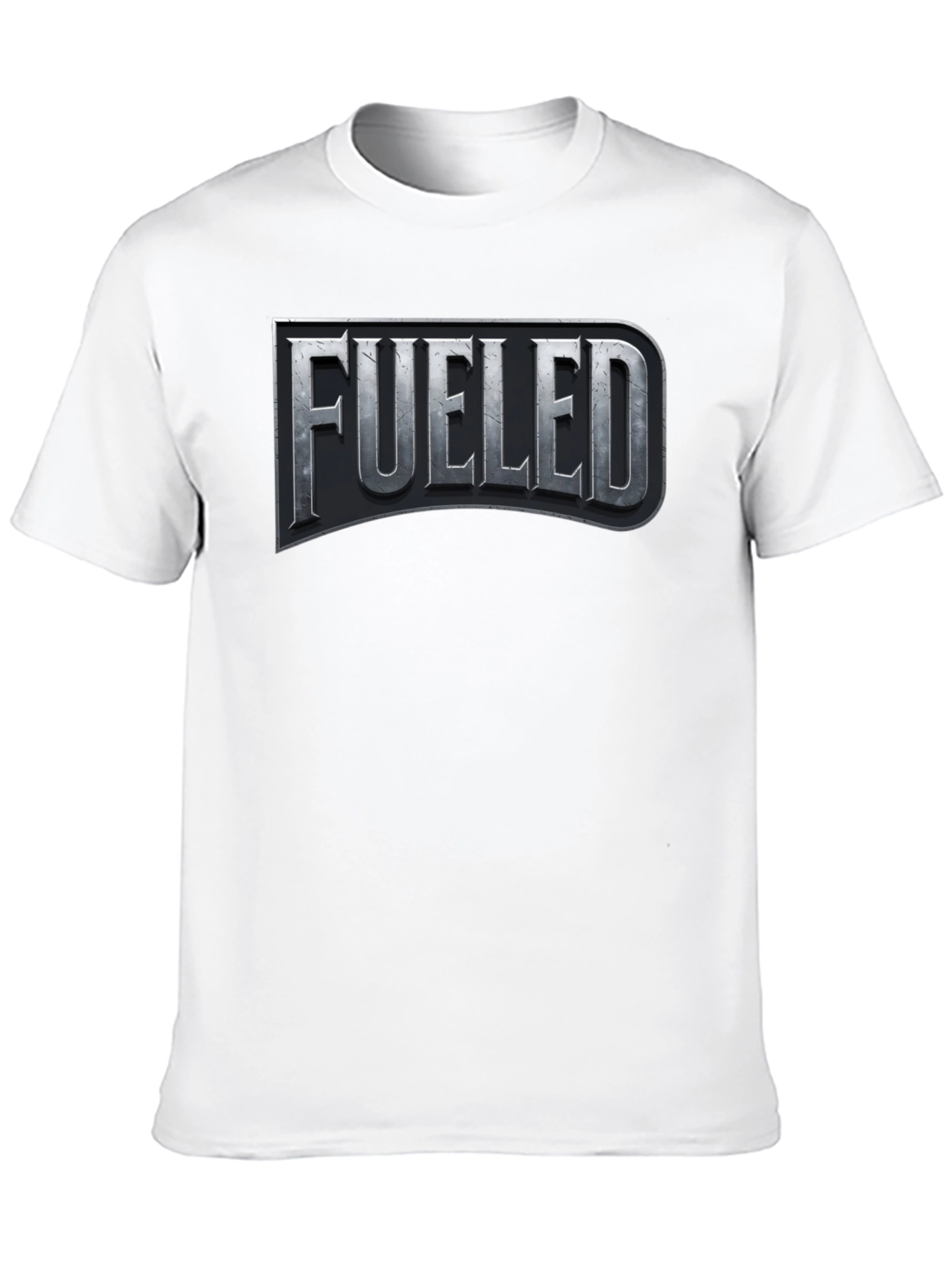 Fueled Graphic T-Shirt - Black Crew Neck