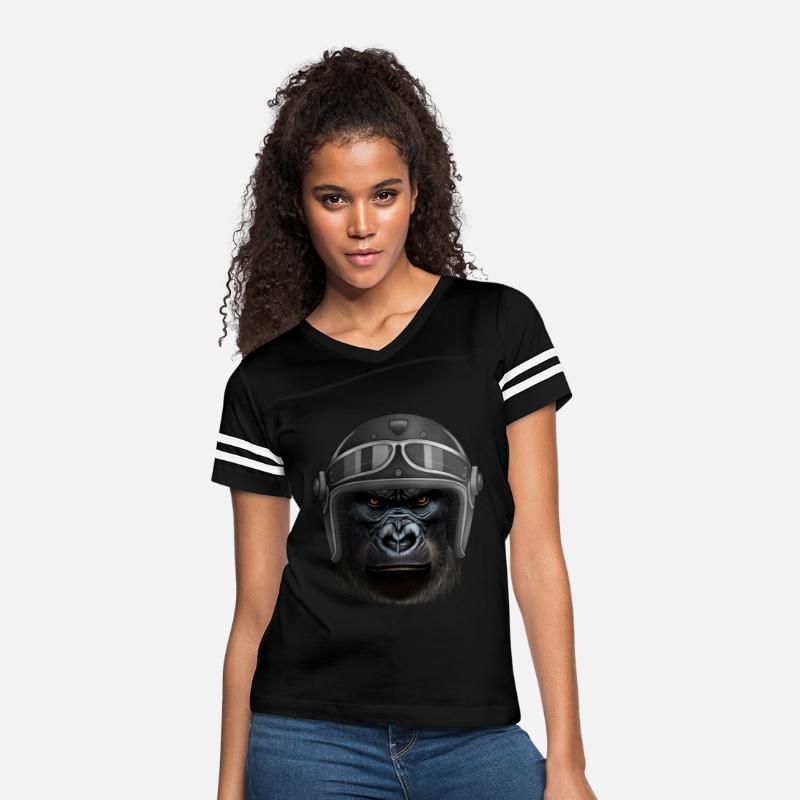 Biker Gorilla Motorcycle Silver Back Monkey