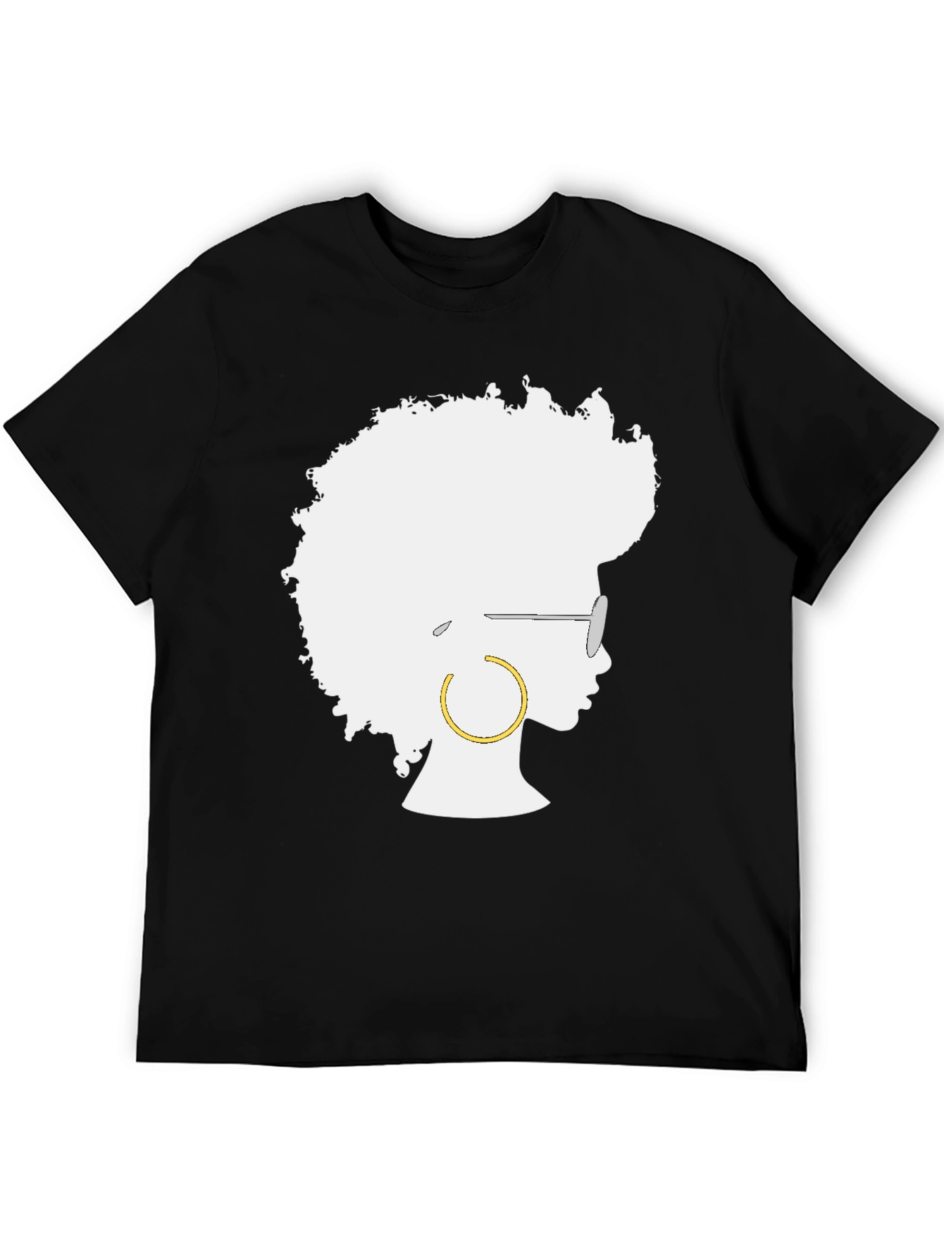 Afro Silhouette Graphic Tee