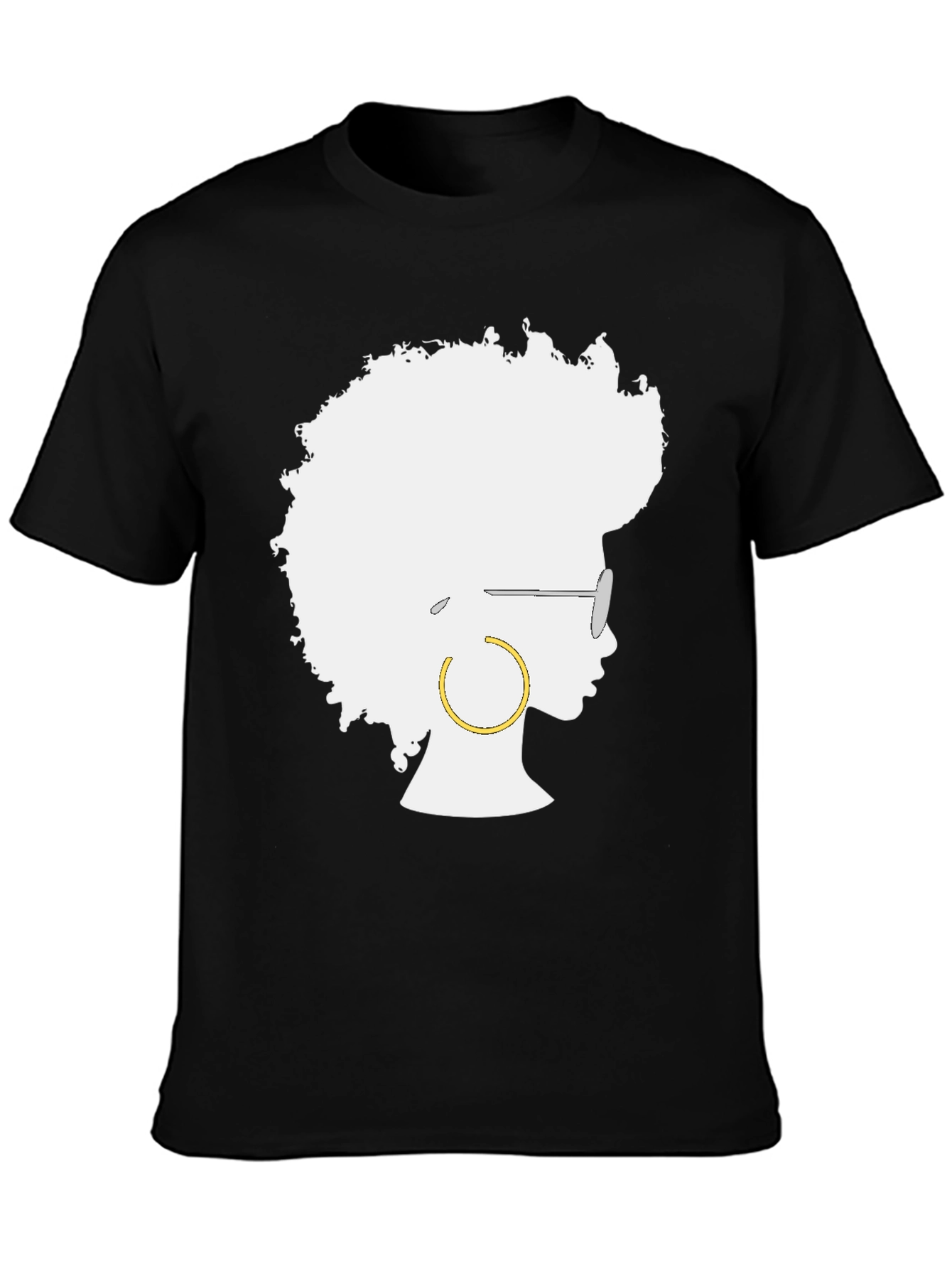 Afro Silhouette Graphic Tee
