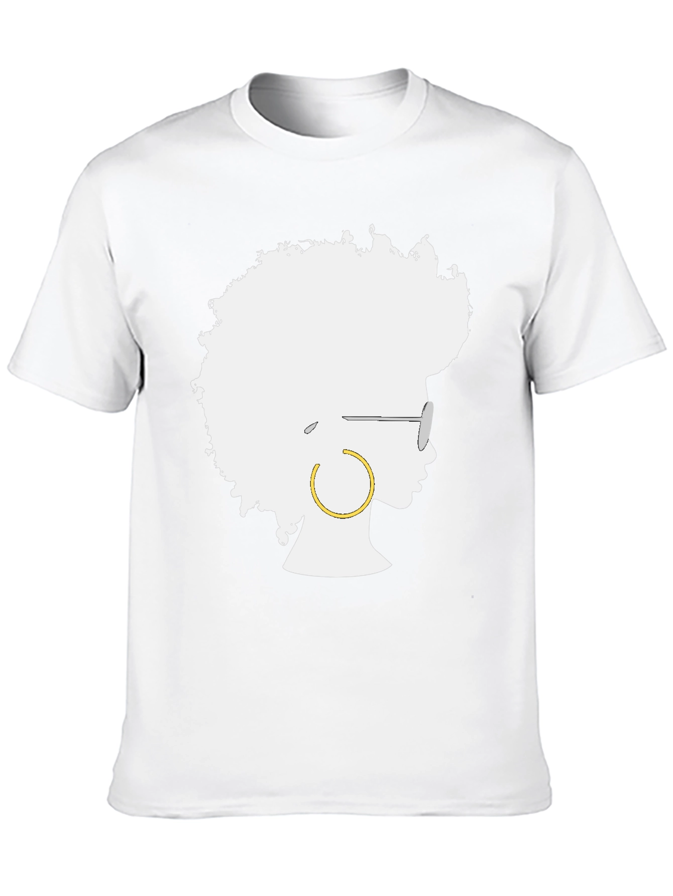 Afro Silhouette Graphic Tee