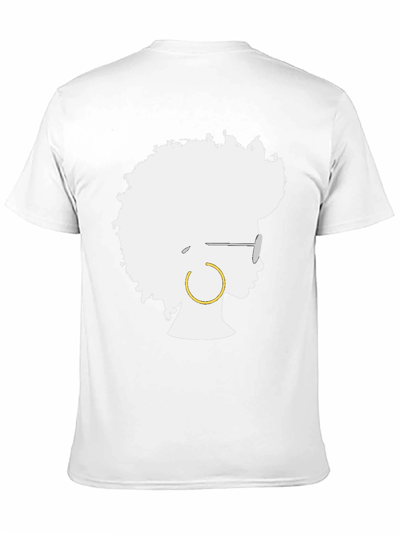 Afro Silhouette Graphic Tee