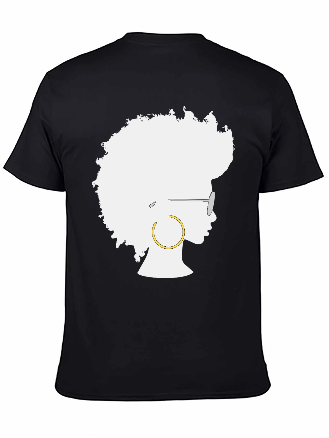 Afro Silhouette Graphic Tee