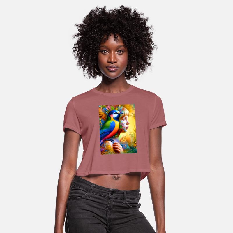 Bird is girl ai image 👗👗👗