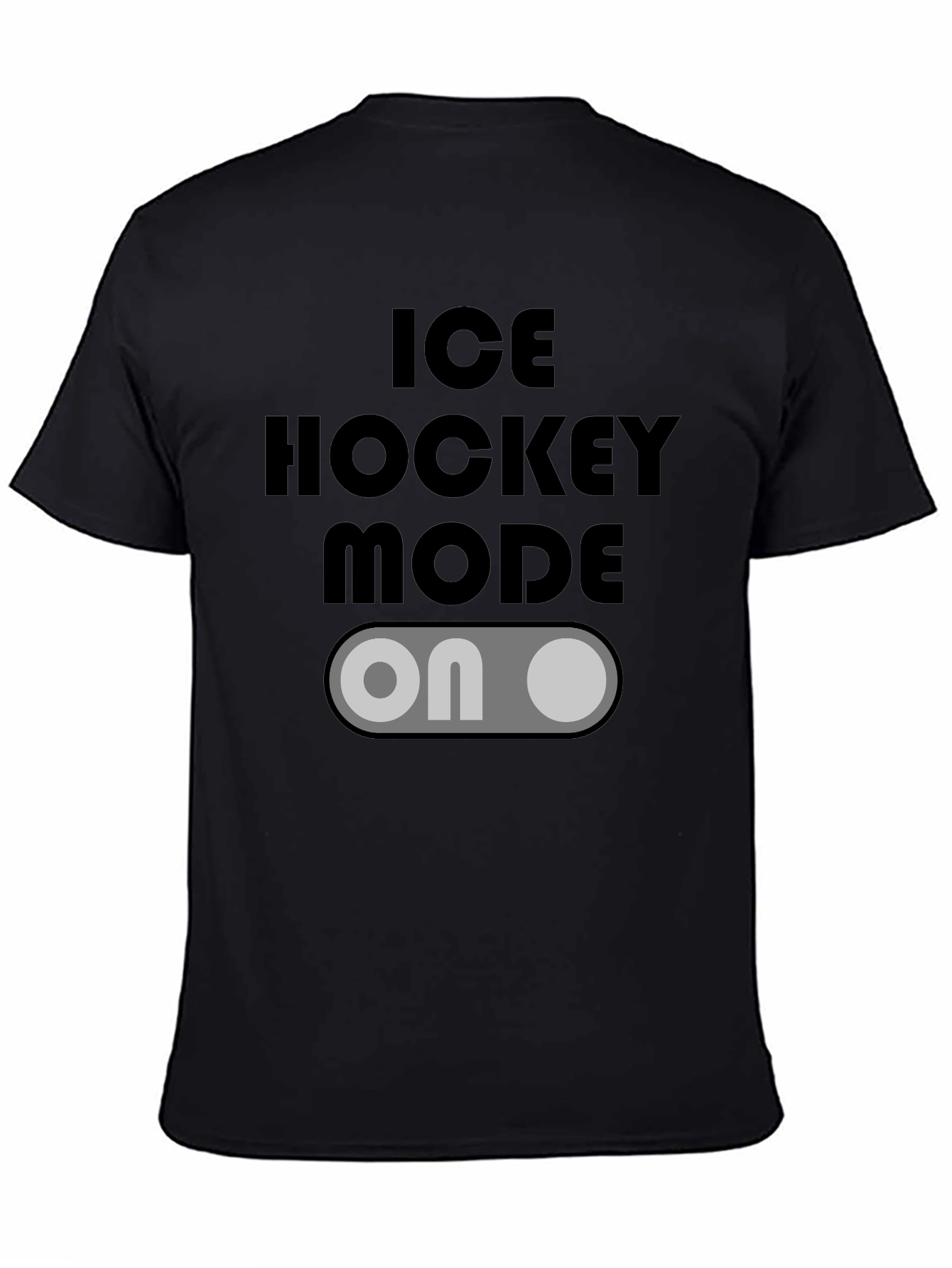 Ice Hockey Mode On T-Shirt