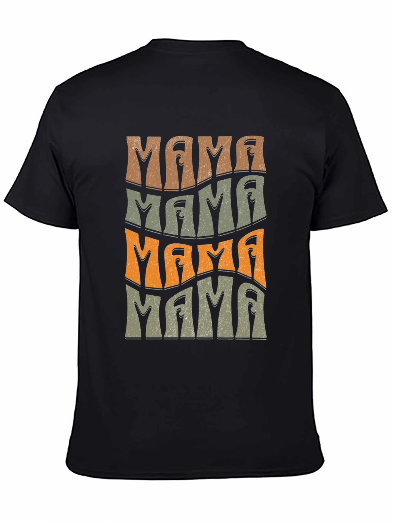 Retro Mama T-Shirt - Wavy Graphic Tee