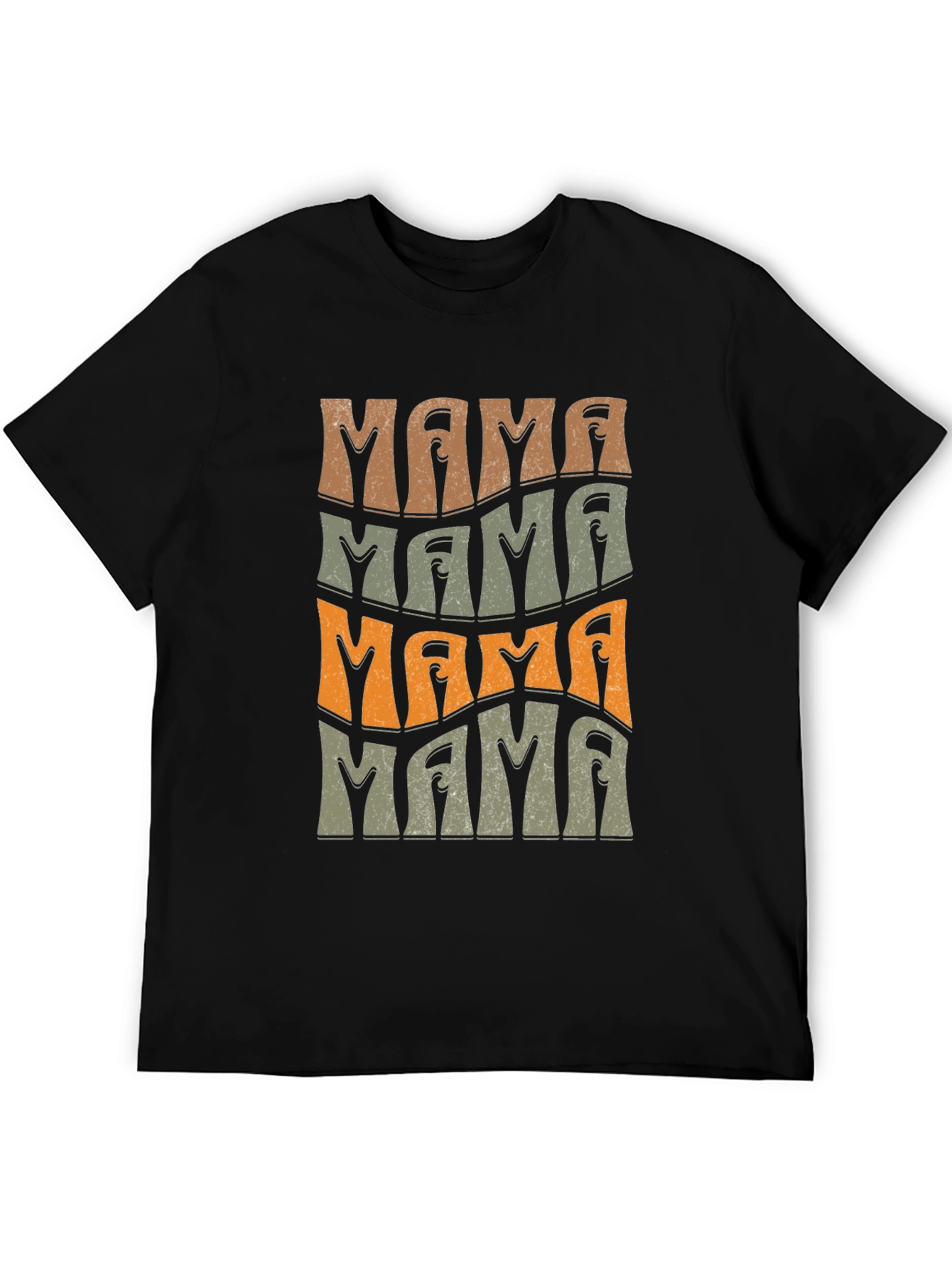Retro Mama T-Shirt - Wavy Graphic Tee