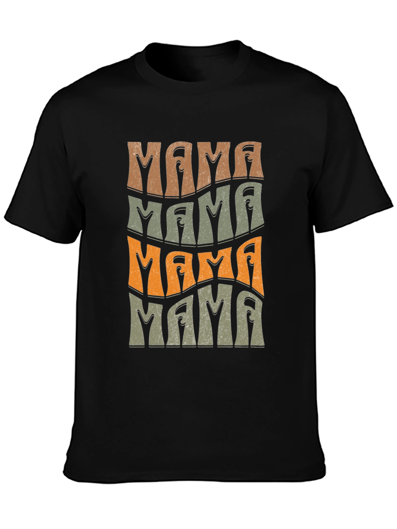 Retro Mama T-Shirt - Wavy Graphic Tee