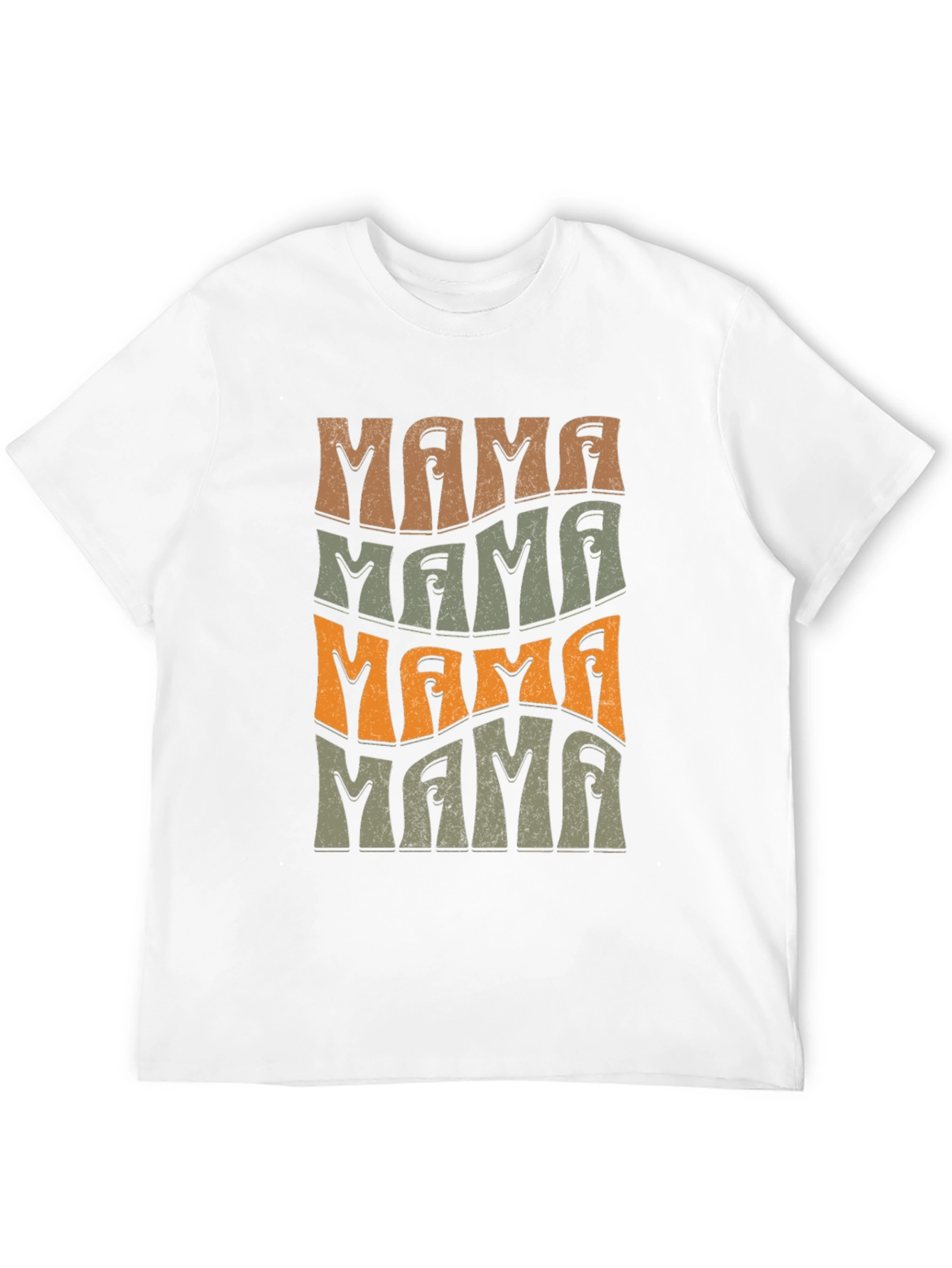 Retro Mama T-Shirt - Wavy Graphic Tee
