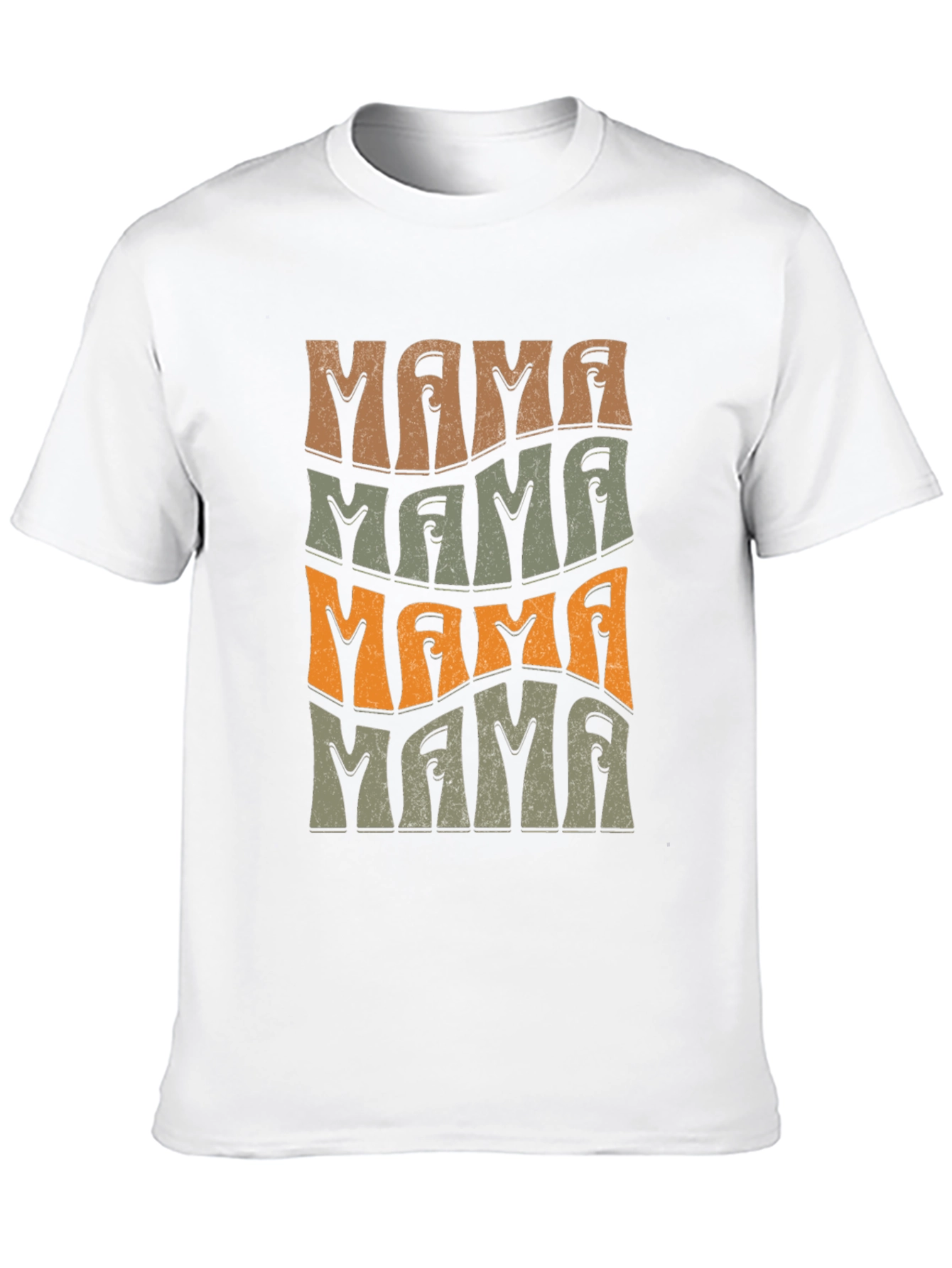 Retro Mama T-Shirt - Wavy Graphic Tee