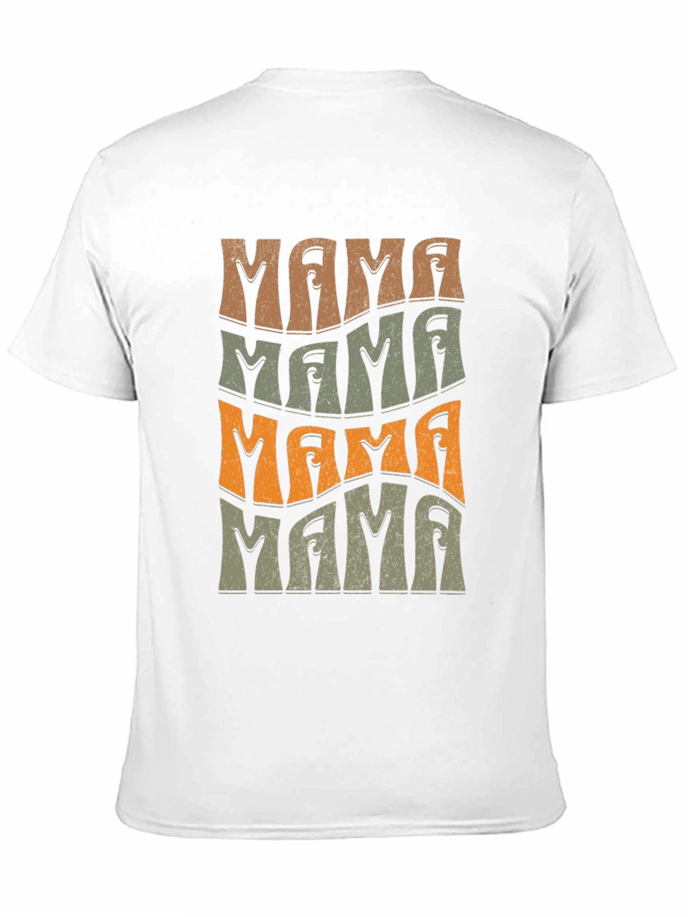 Retro Mama T-Shirt - Wavy Graphic Tee