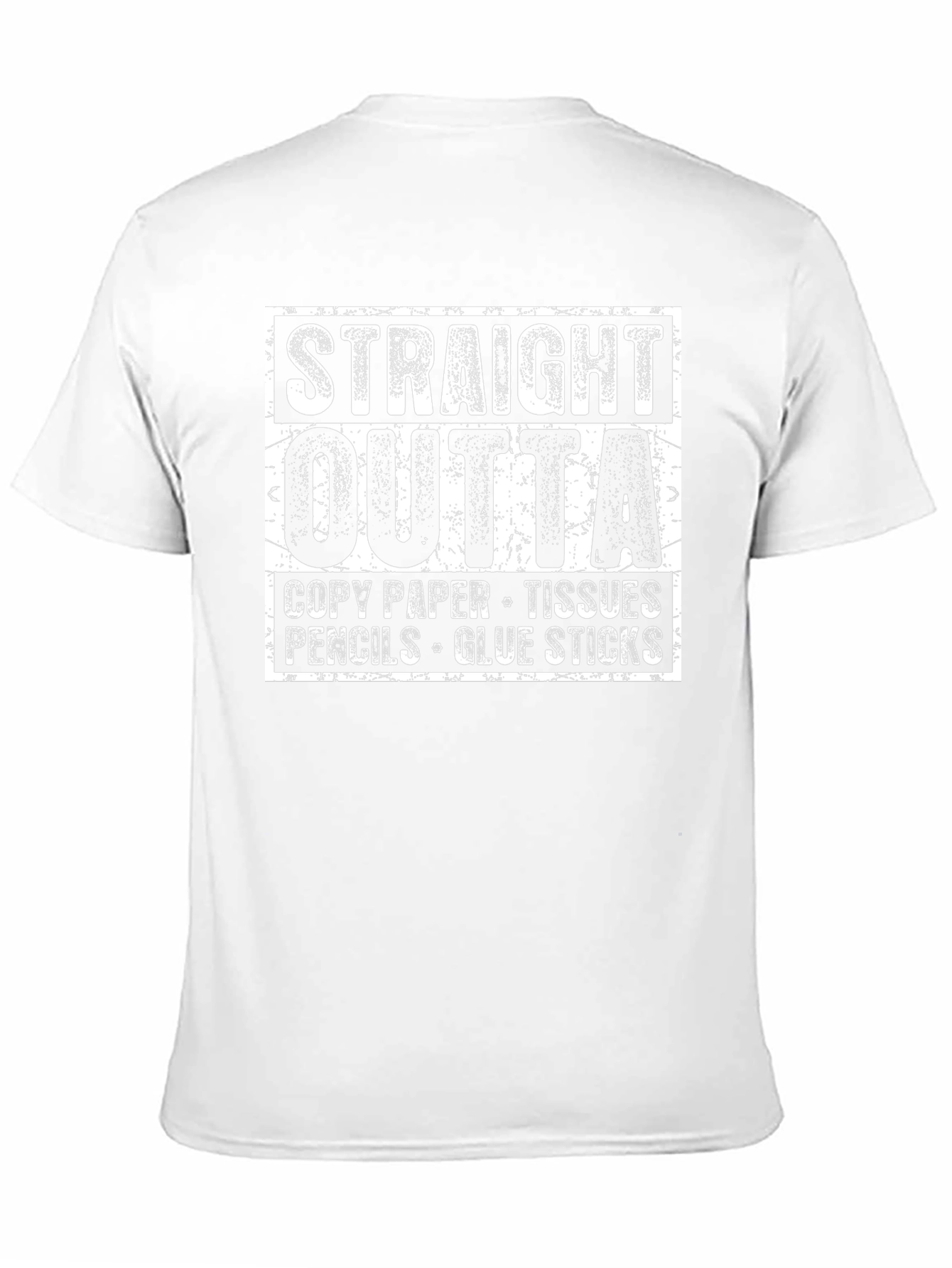 Straight Outta Supply Closet Funny T-Shirt