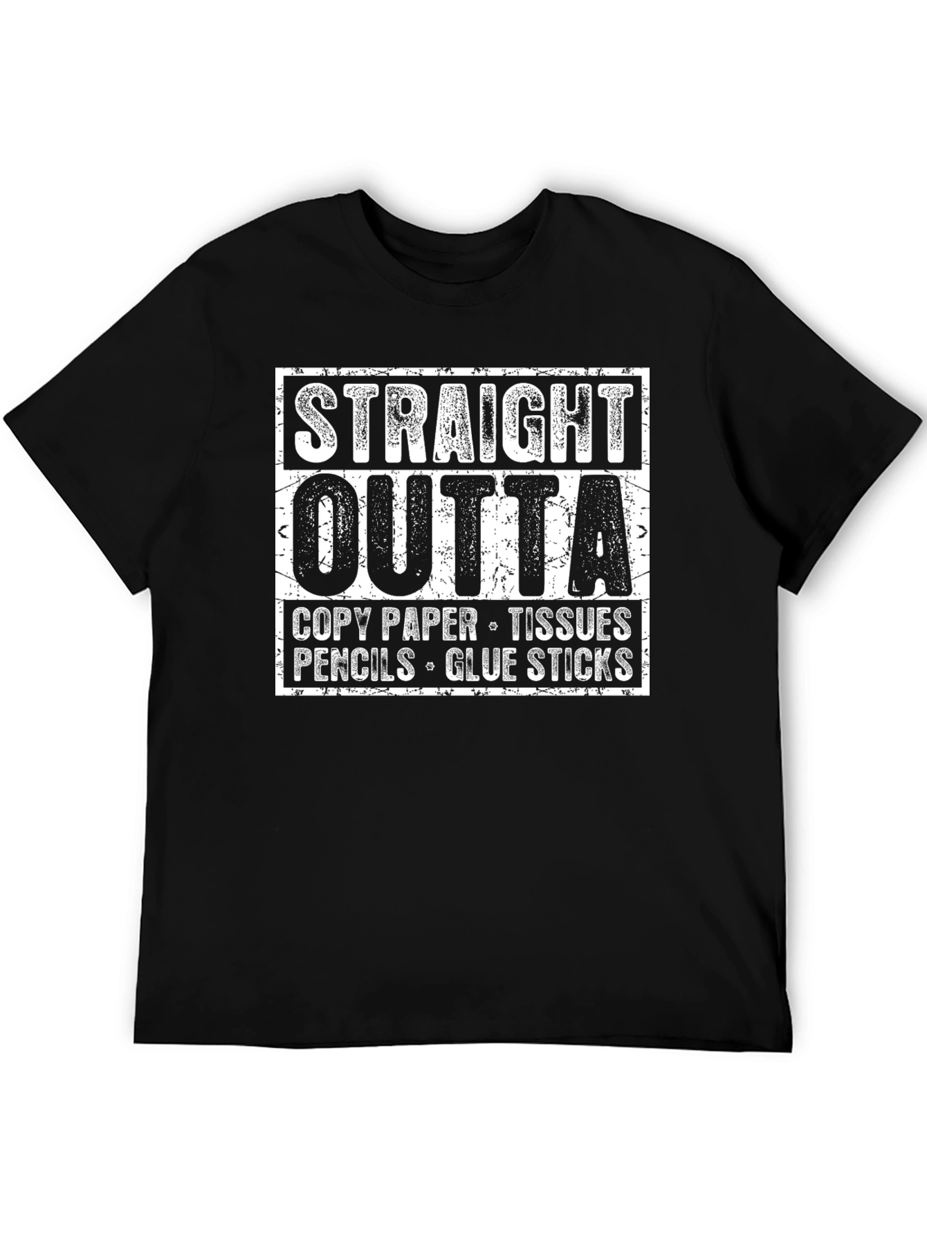 Straight Outta Supply Closet Funny T-Shirt