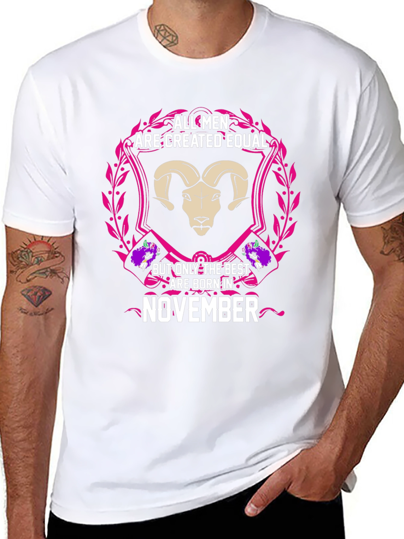 November Born Mens Graphic Tee