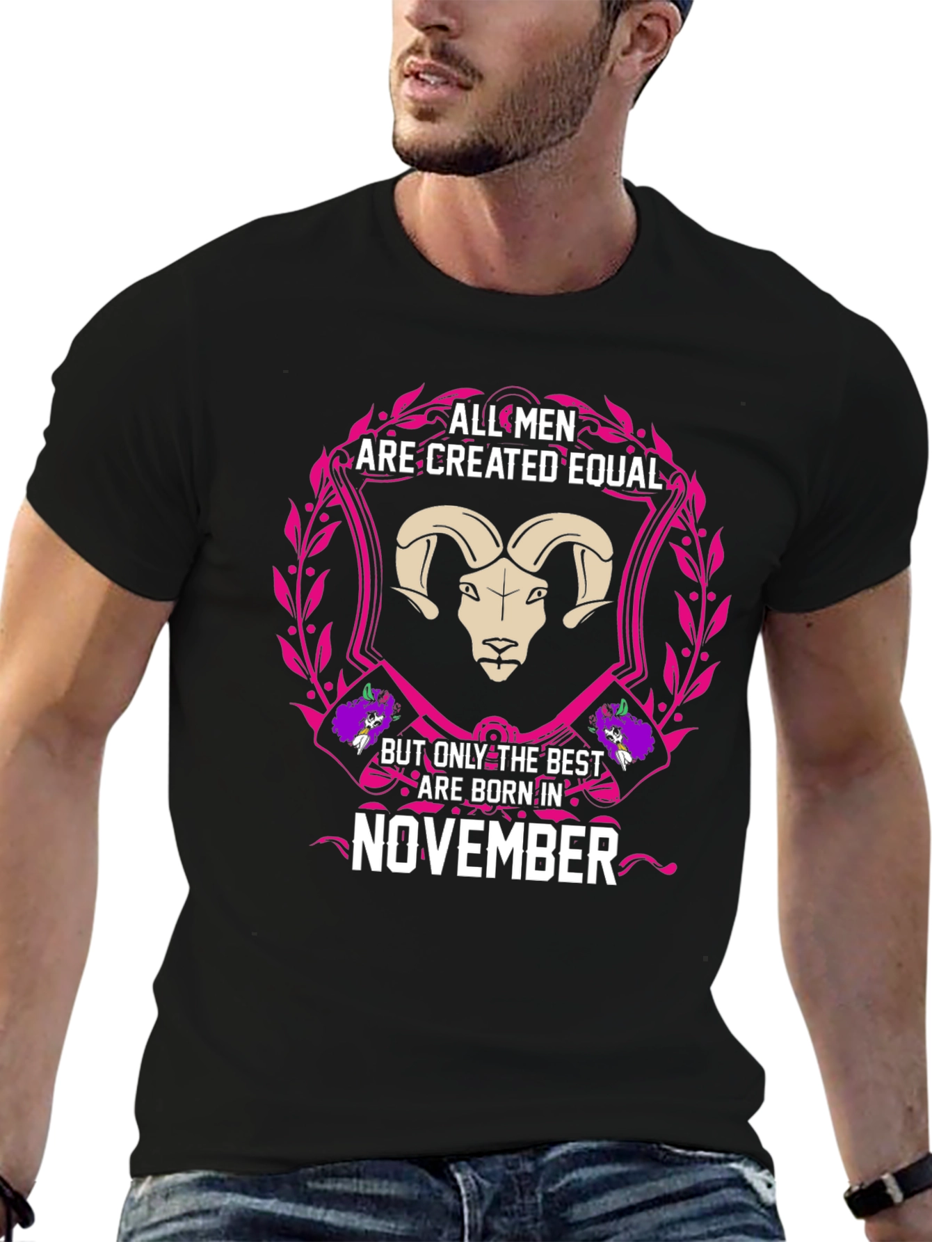 November Born Mens Graphic Tee