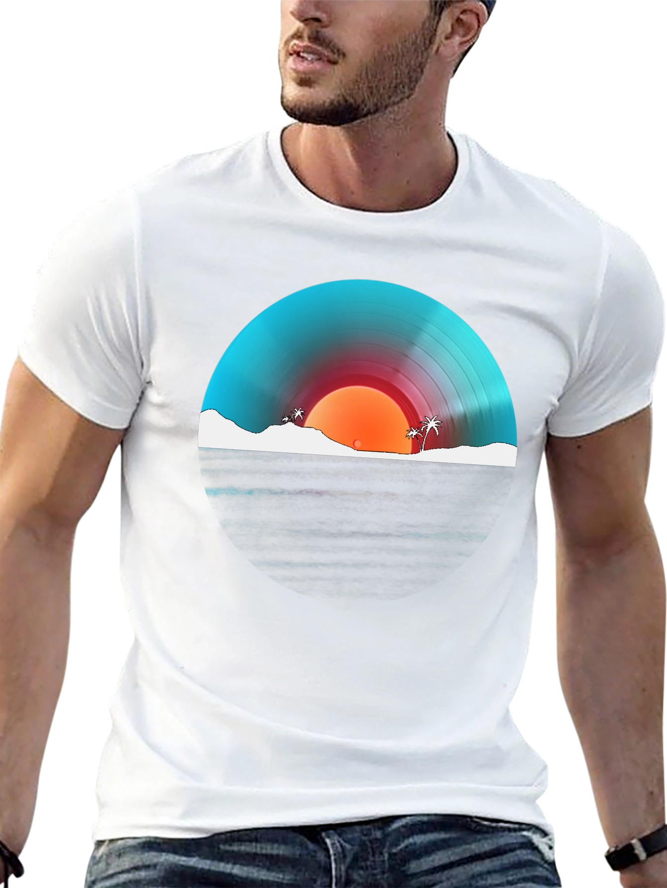Sunset Vinyl Graphic Tee