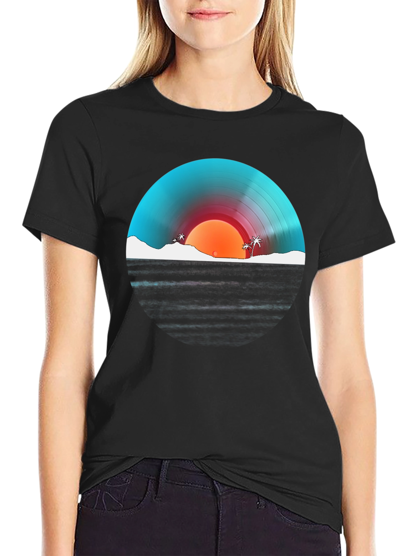 Sunset Vinyl Graphic Tee