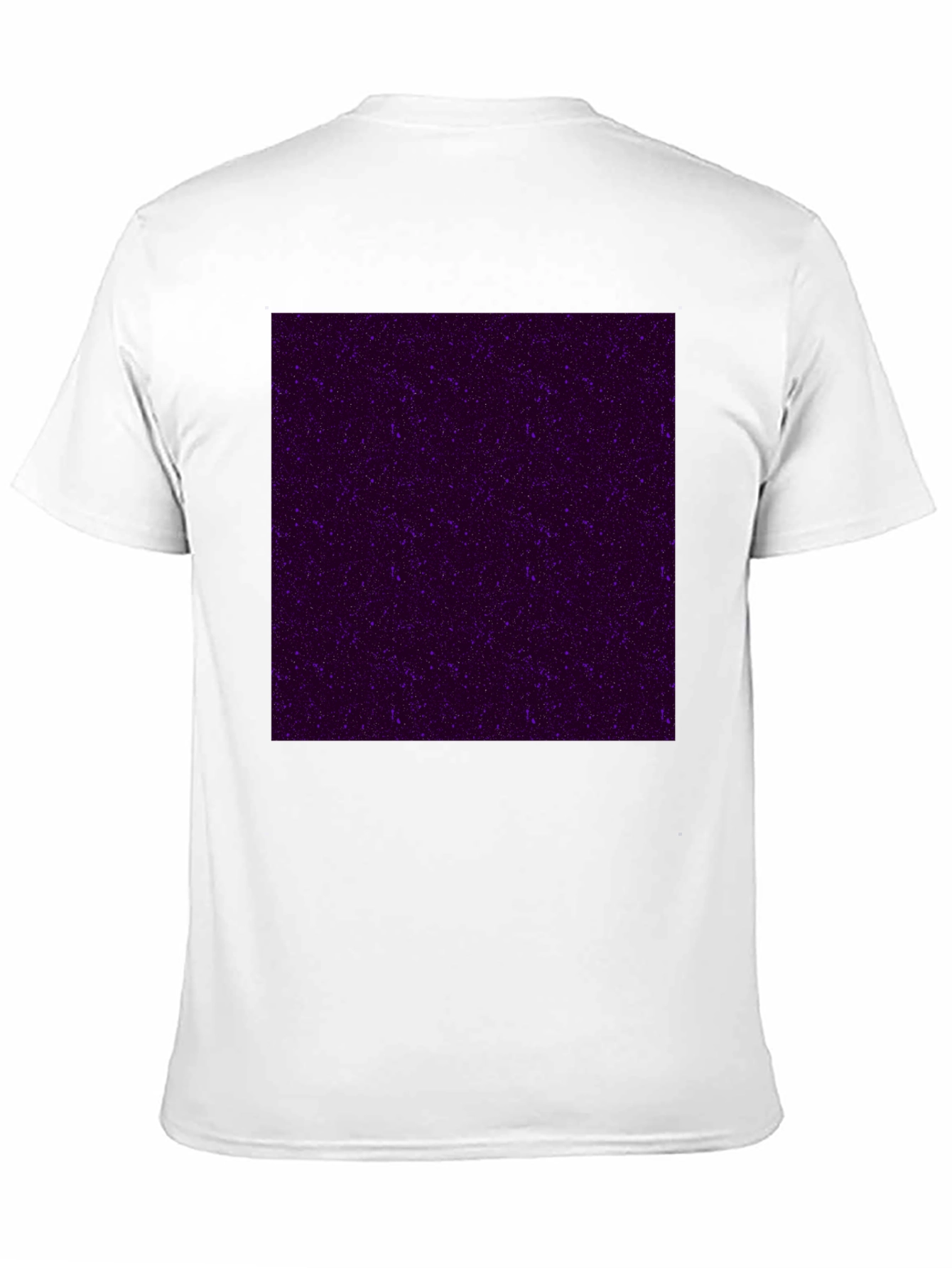 Galaxy Print Black Crew Neck T-Shirt