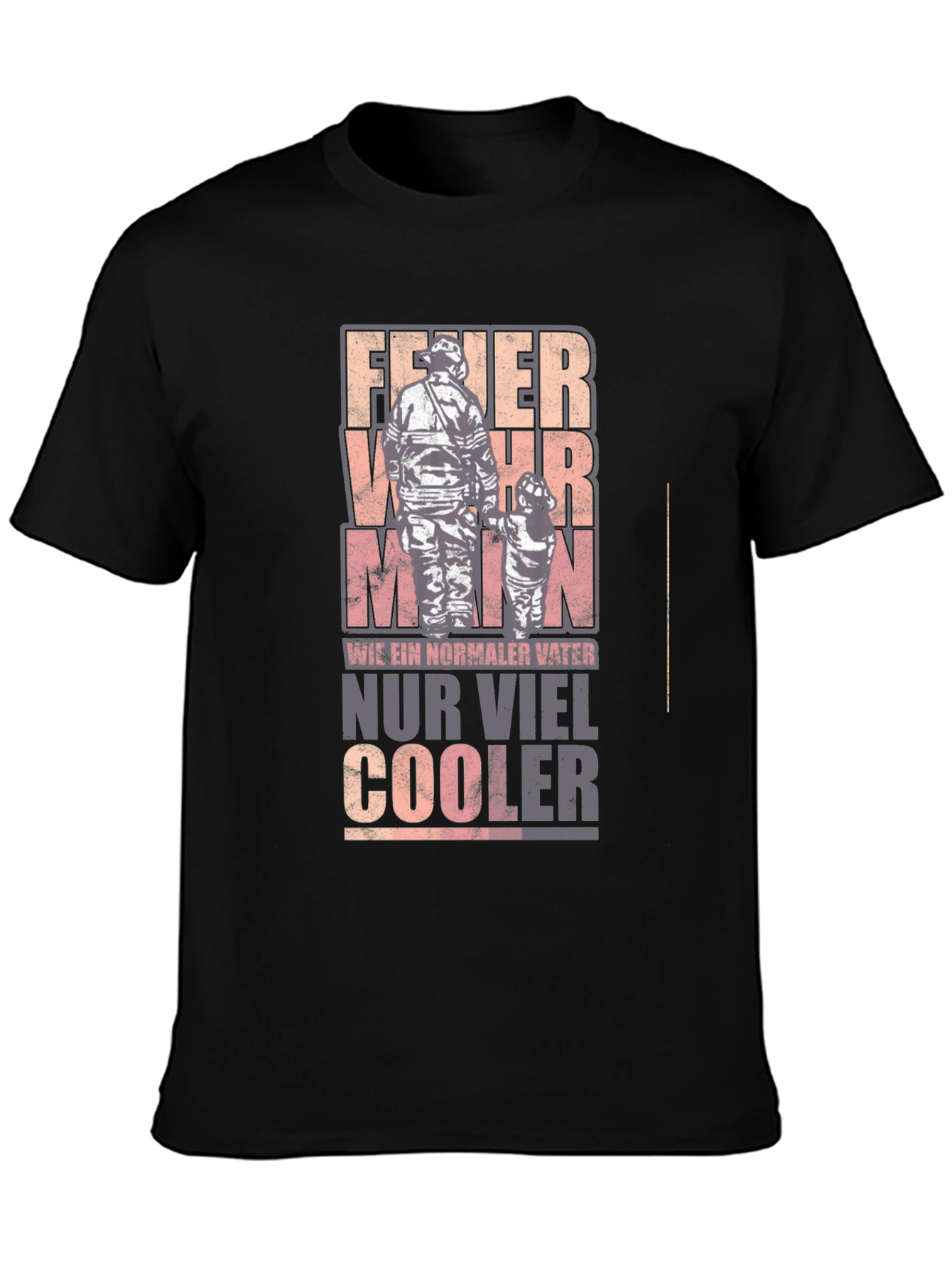Firefighter Dad T-Shirt - Cool Fathers Day Gift