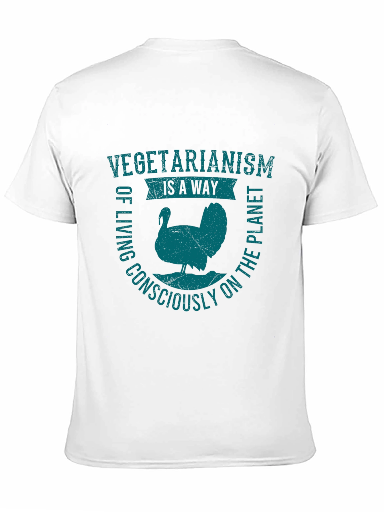 Vegetarianism Turkey Graphic T-Shirt - Conscious Living