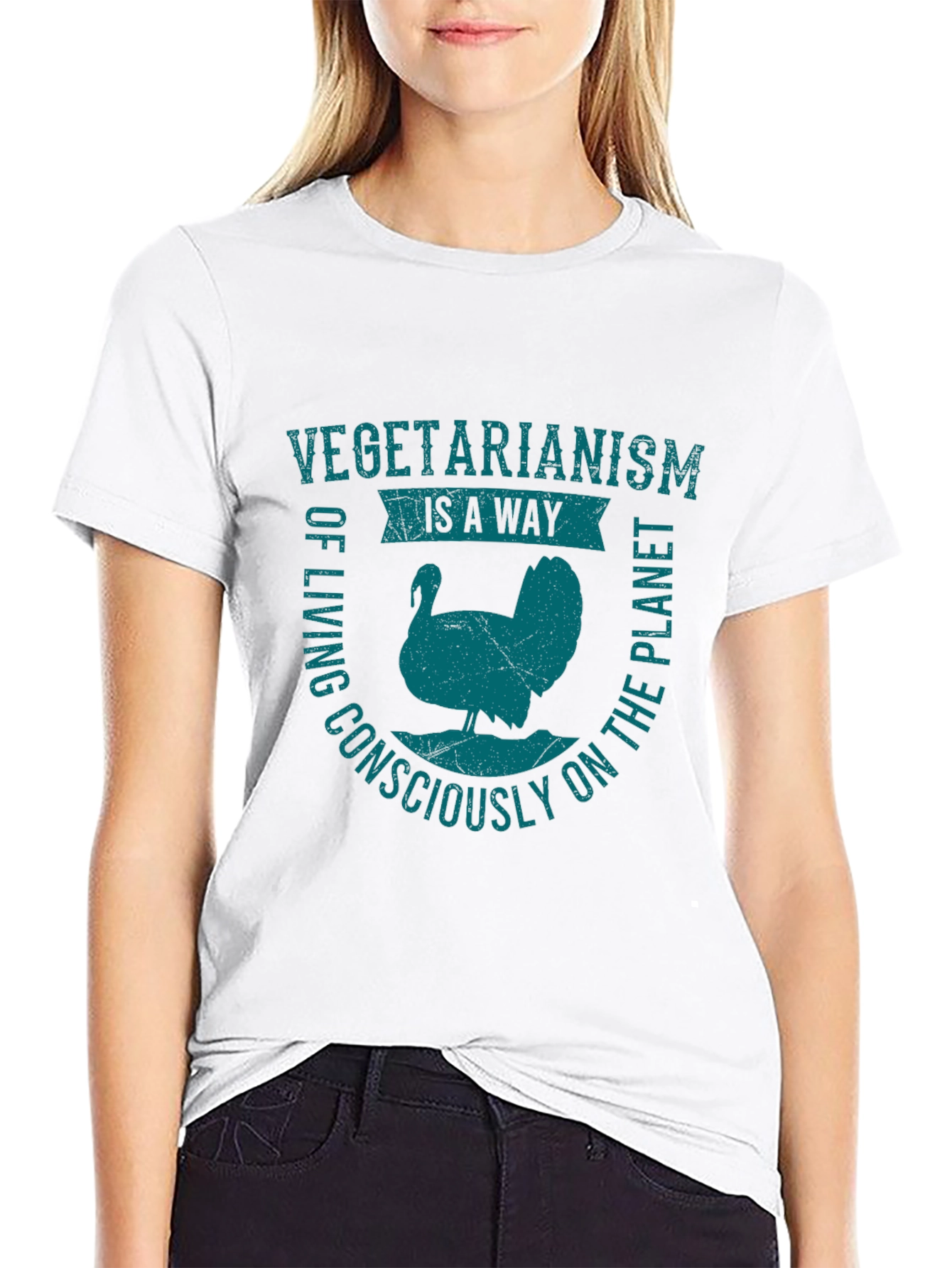 Vegetarianism Turkey Graphic T-Shirt - Conscious Living