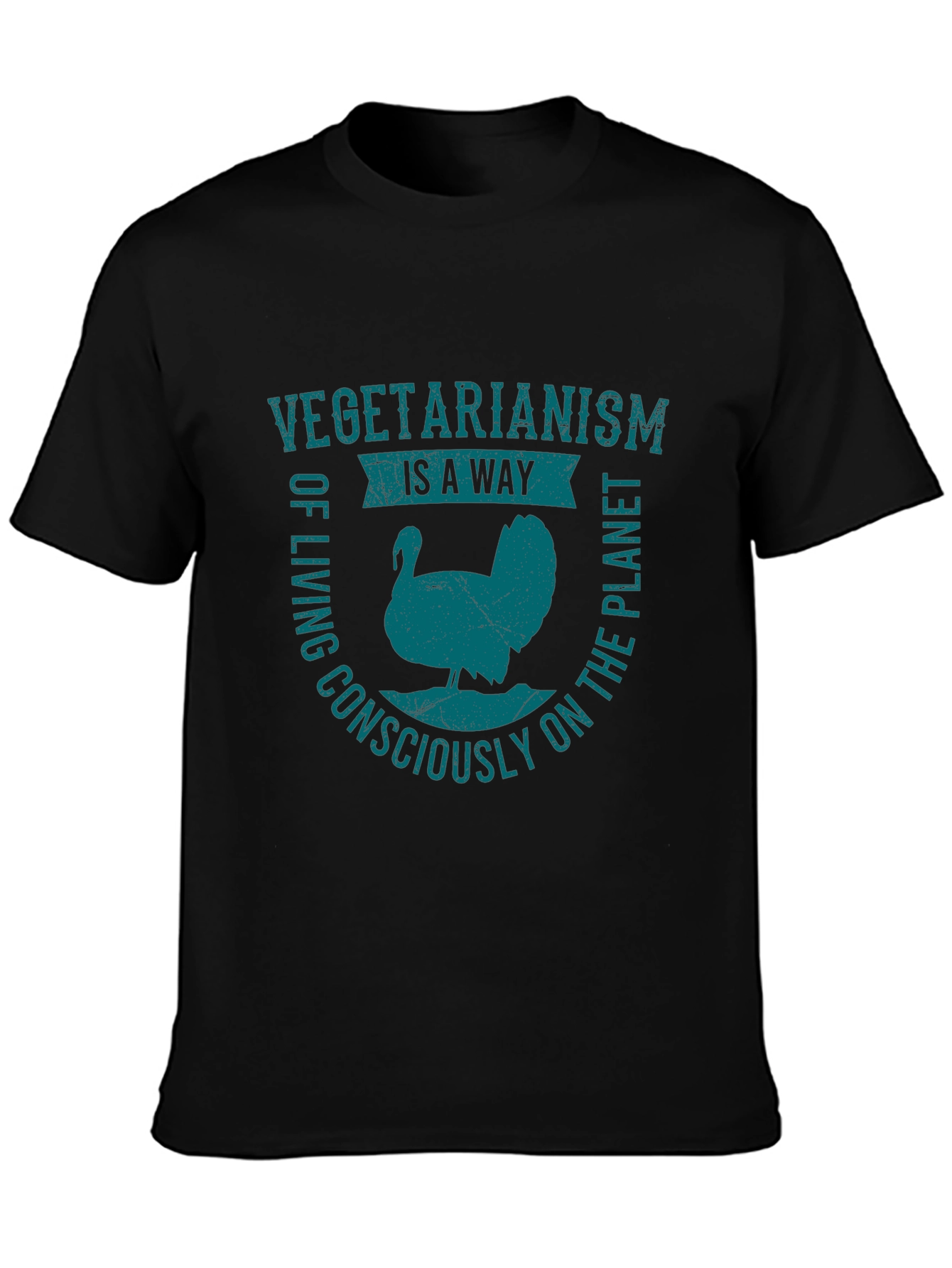 Vegetarianism Turkey Graphic T-Shirt - Conscious Living