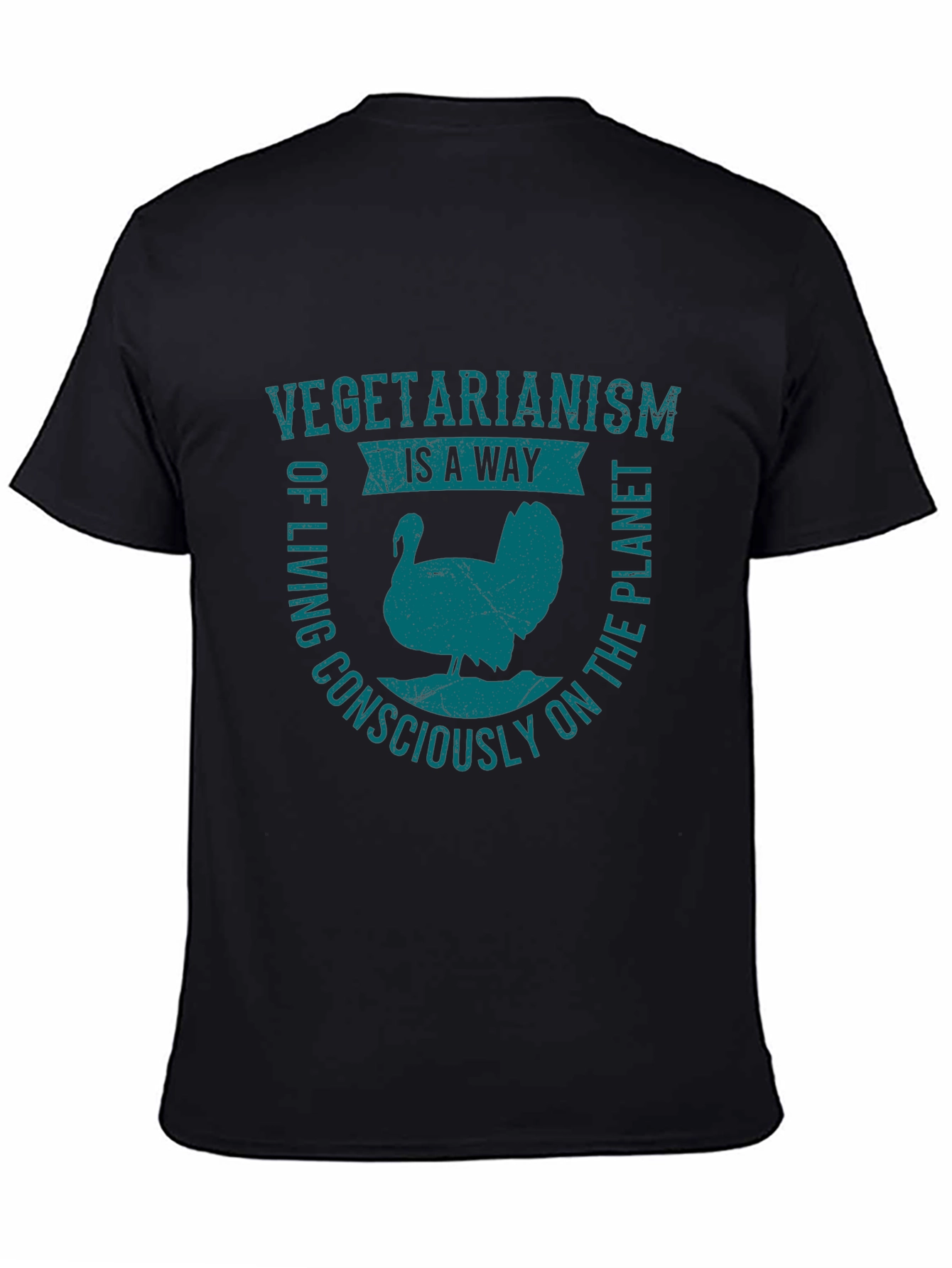 Vegetarianism Turkey Graphic T-Shirt - Conscious Living