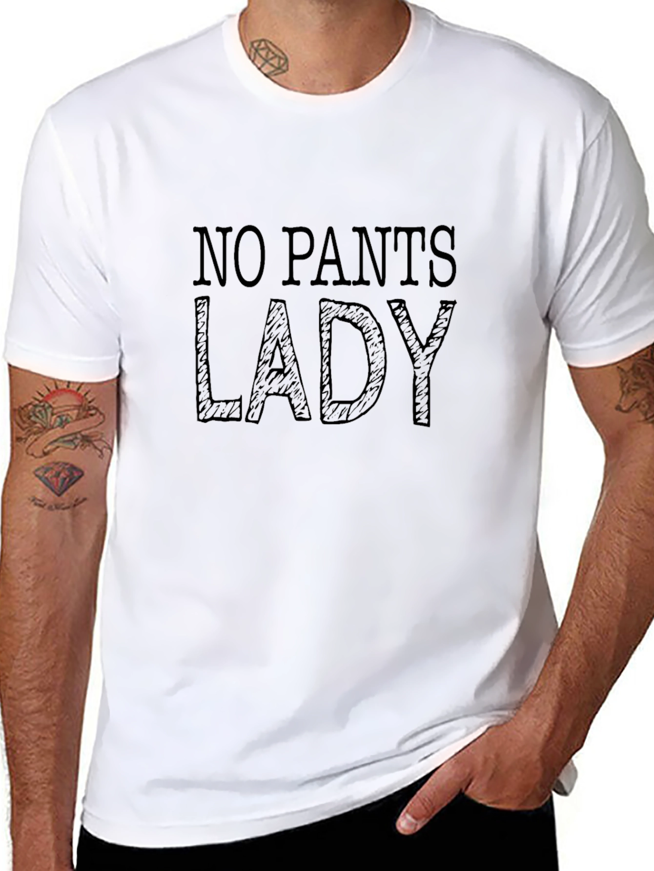 No Pants Lady Graphic Tee