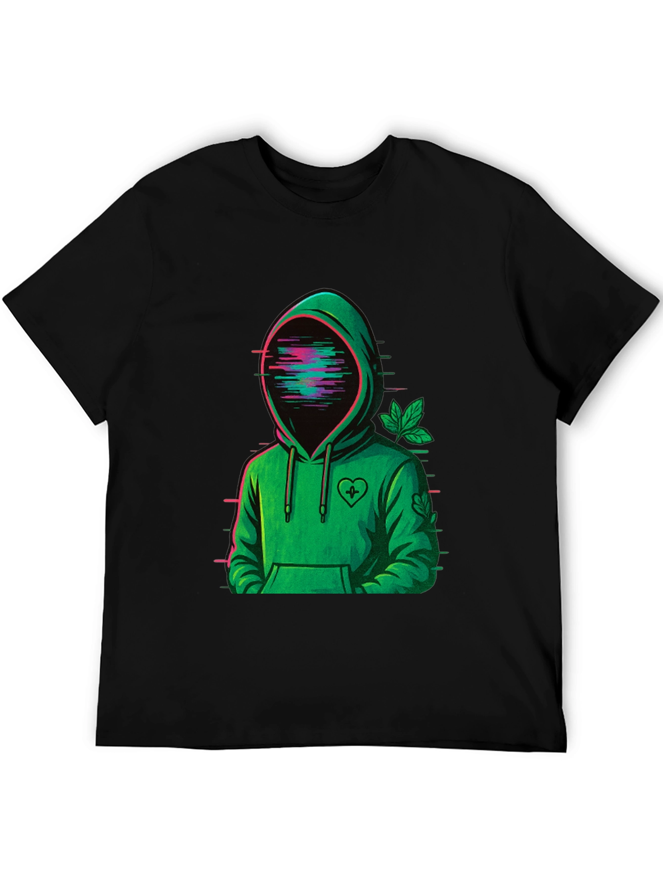 Glitch Hoodie Graphic T-Shirt