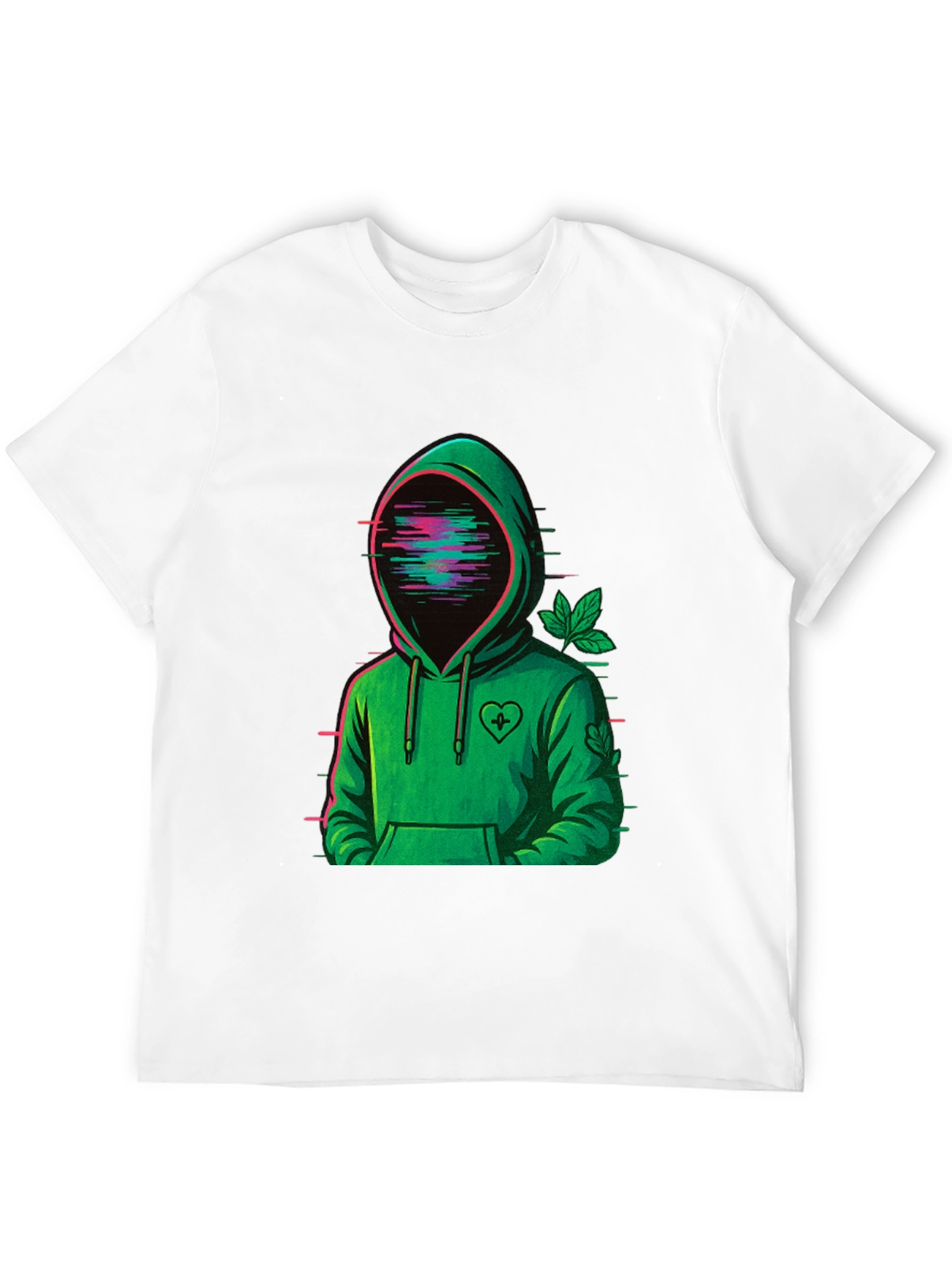 Glitch Hoodie Graphic T-Shirt