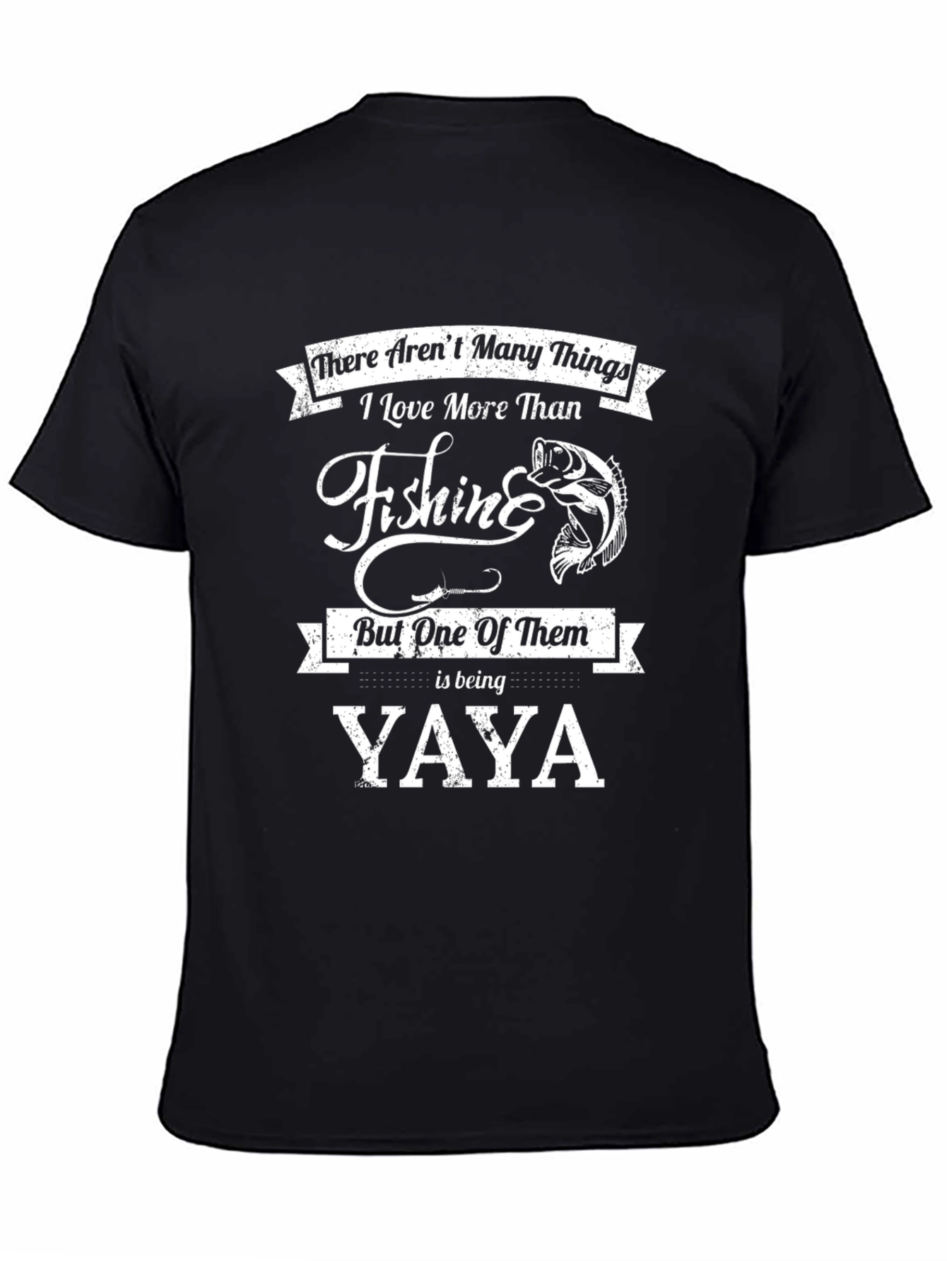Fishing Yaya T-Shirt - Gift for Grandmother
