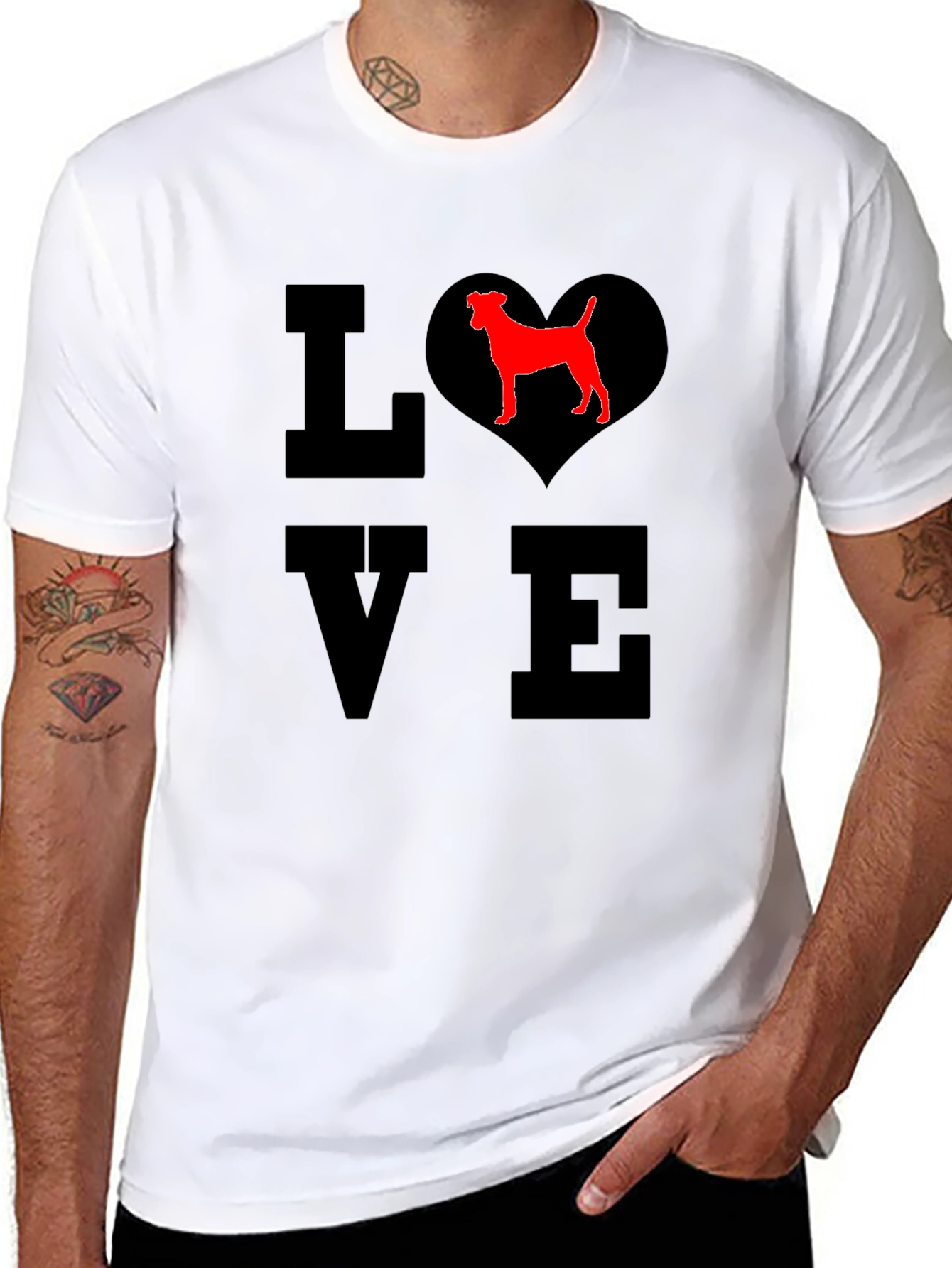 Love Dog T-Shirt - Stylish Pet Lover Tee