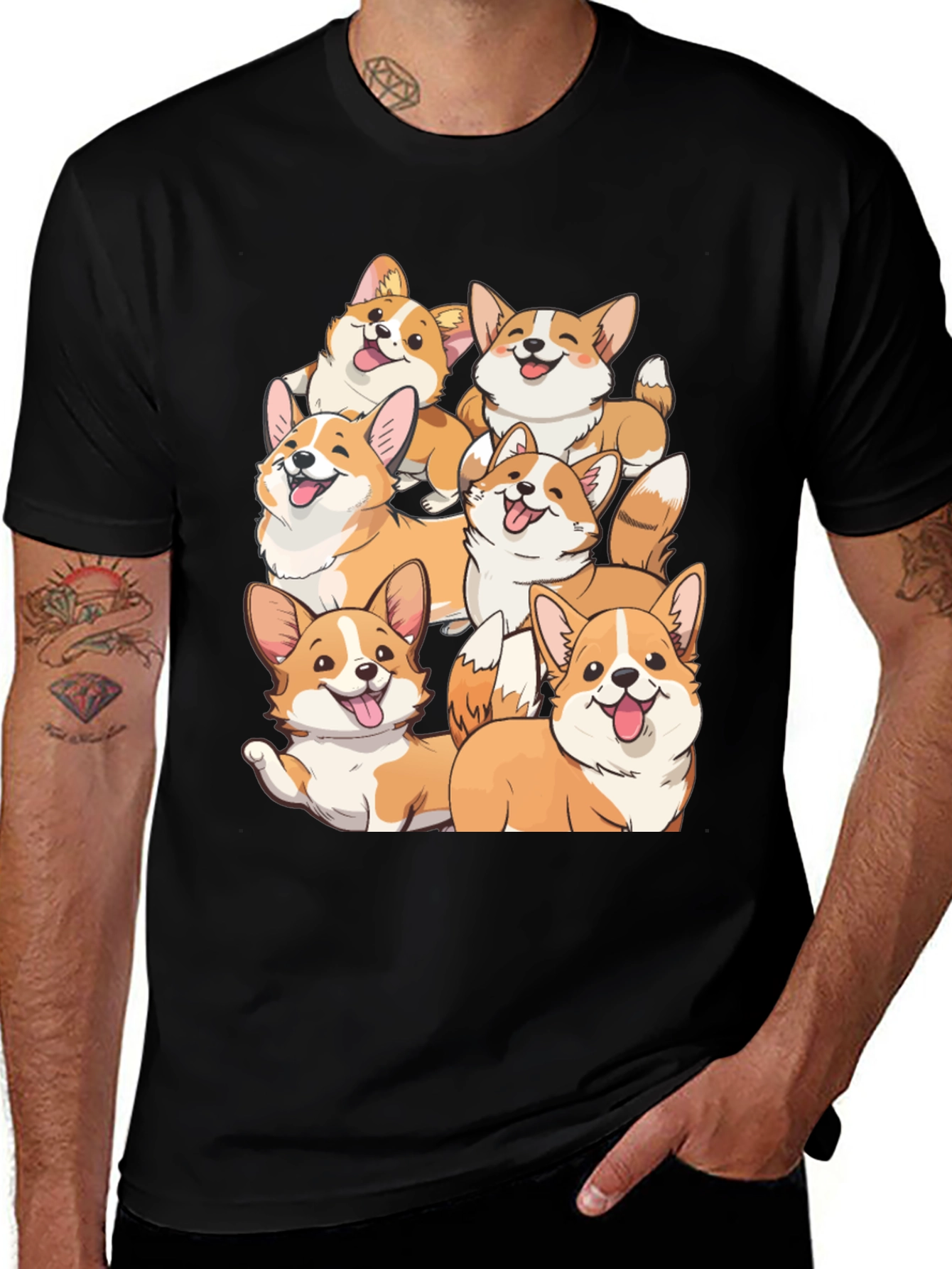 Corgi Crew Graphic Tee