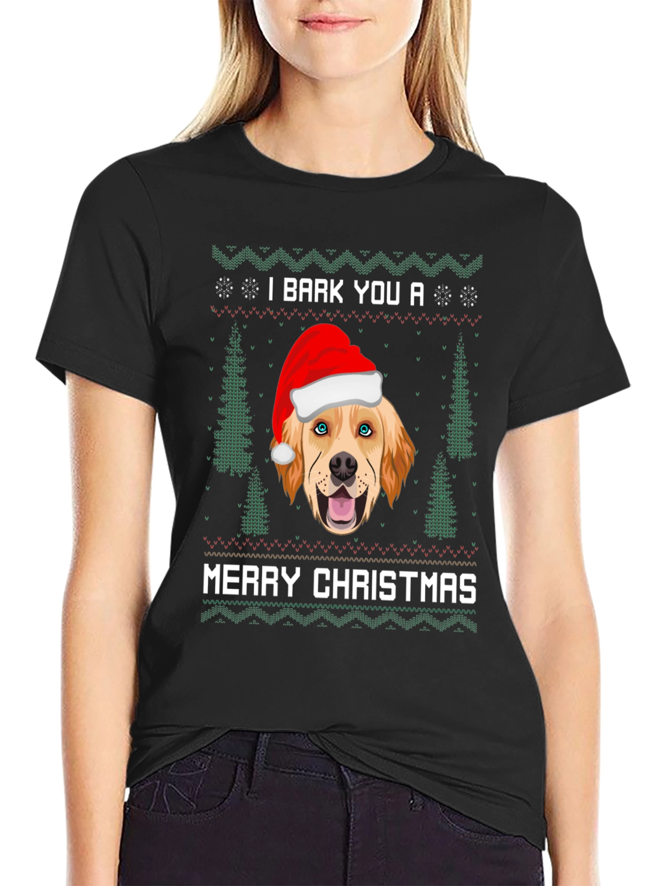 I Bark You a Merry Christmas Dog T-Shirt