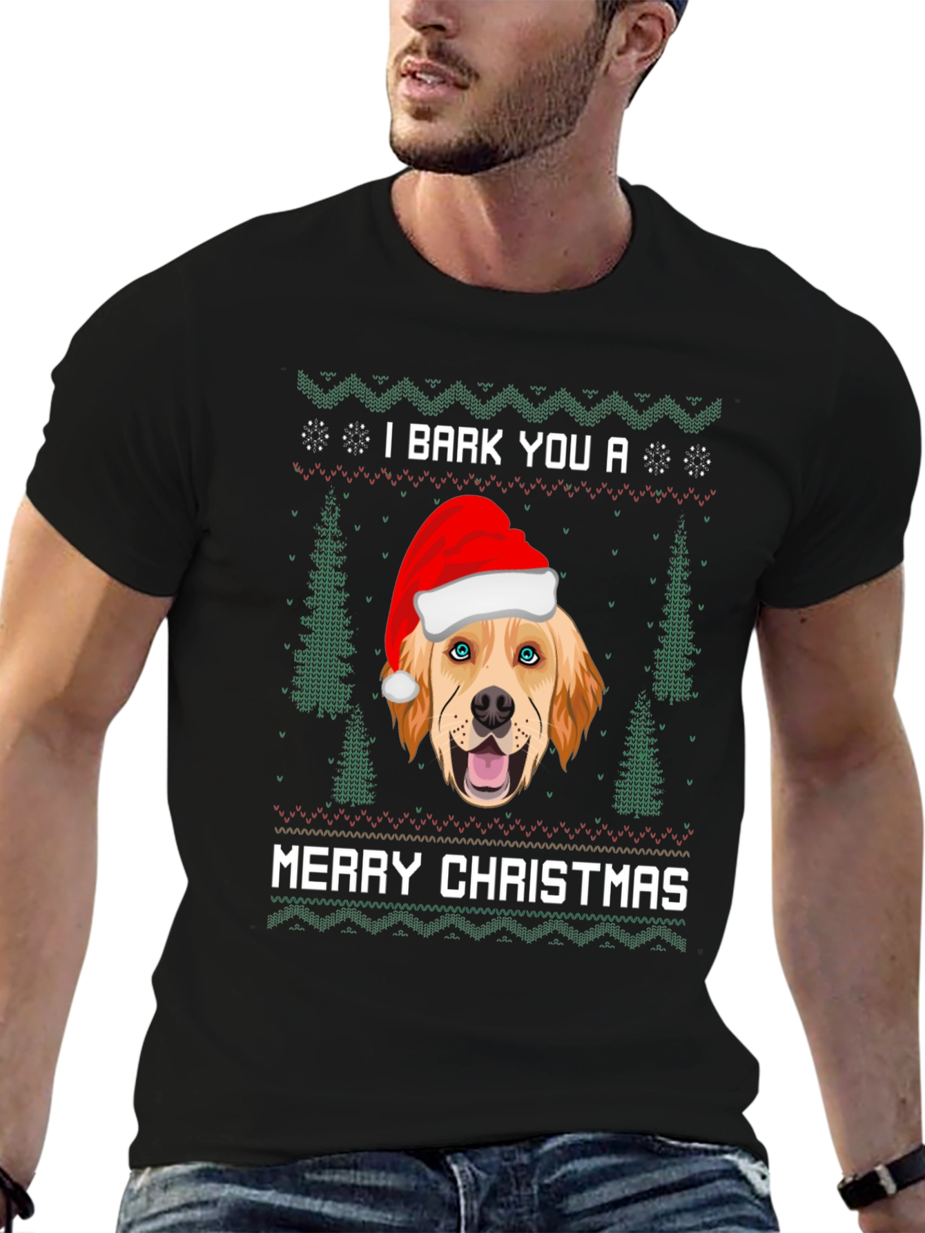 I Bark You a Merry Christmas Dog T-Shirt