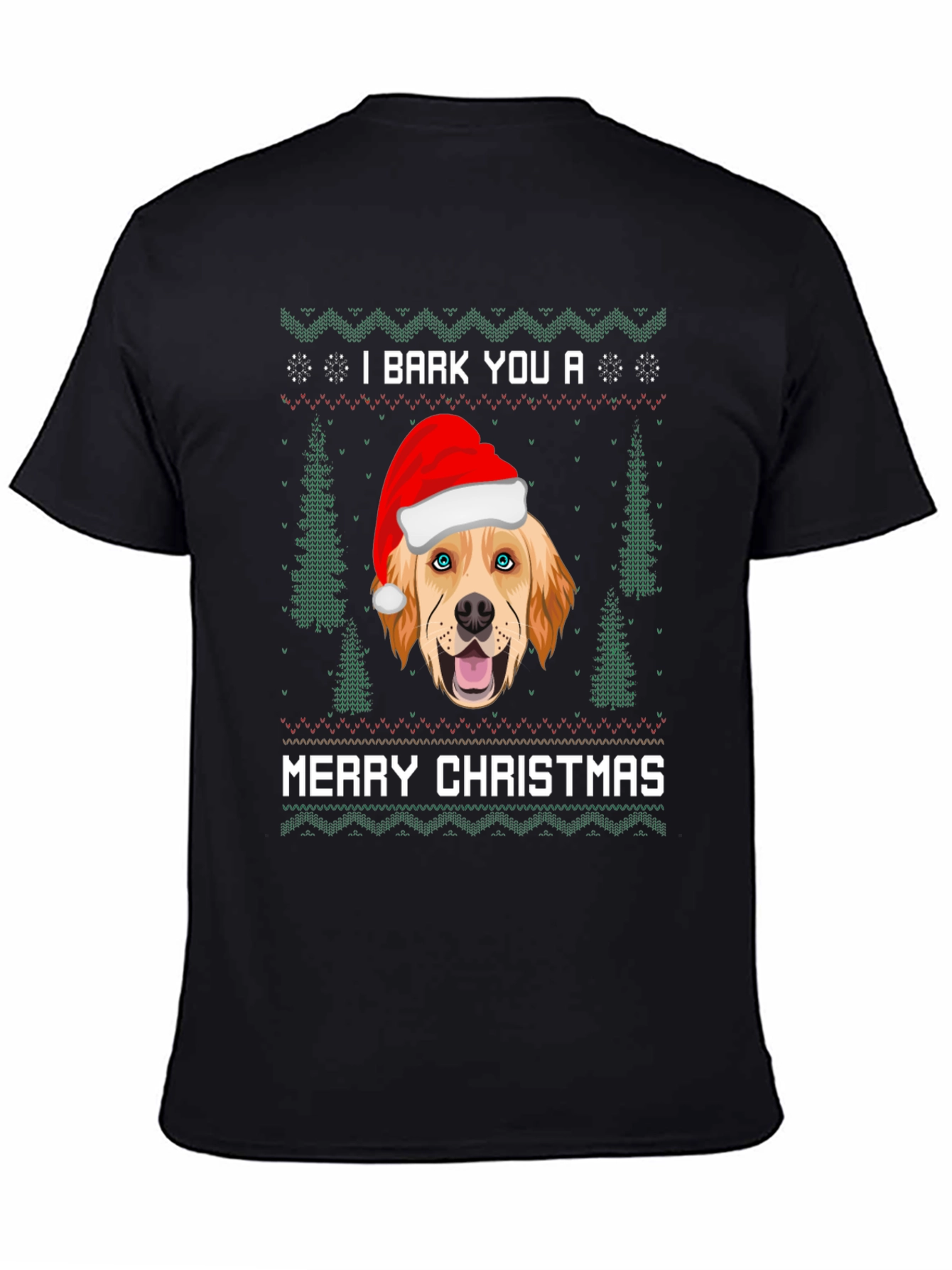 I Bark You a Merry Christmas Dog T-Shirt