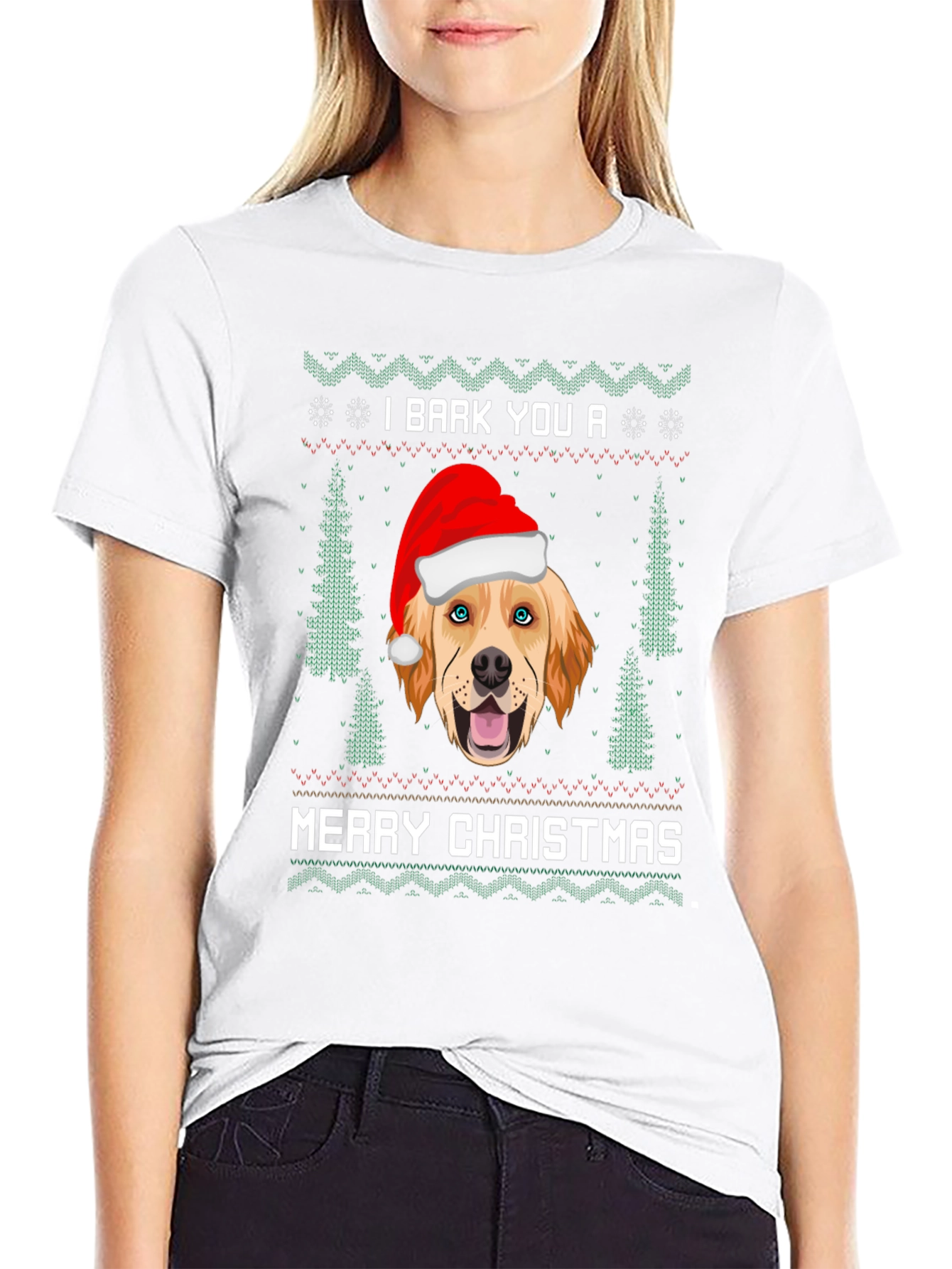 I Bark You a Merry Christmas Dog T-Shirt
