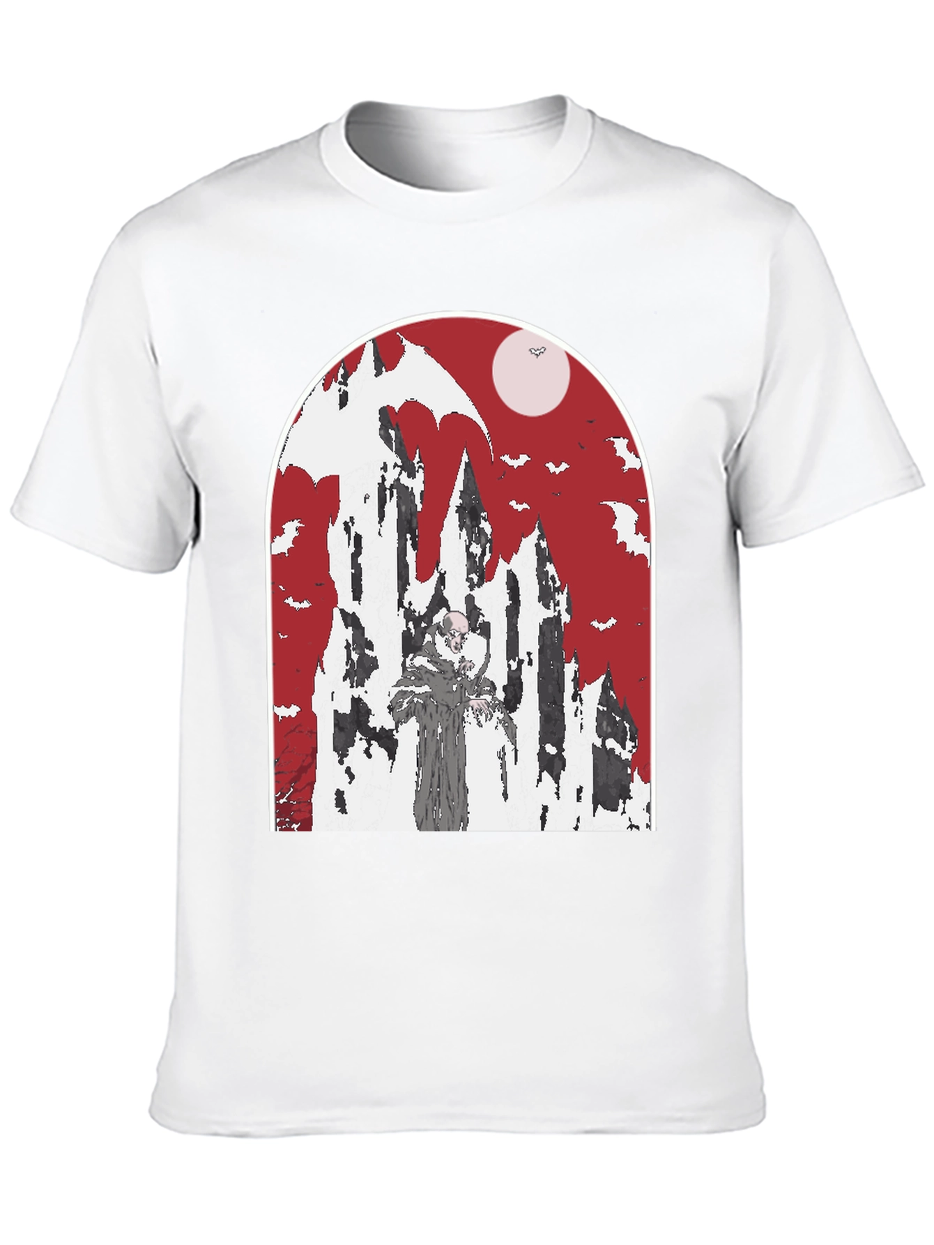 Vampire Castle T-Shirt - Spooky Halloween Tee