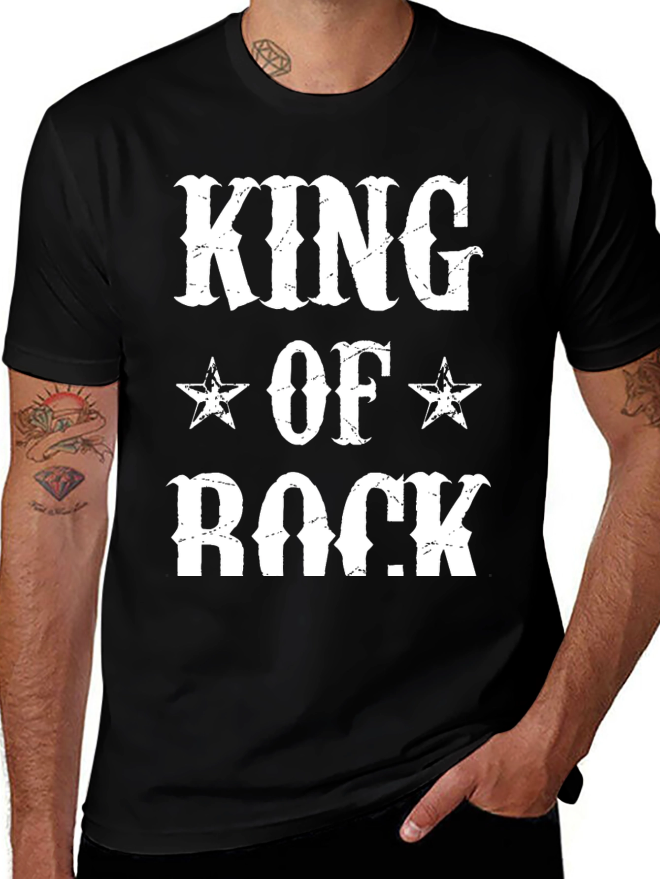 King of Rock Graphic T-Shirt