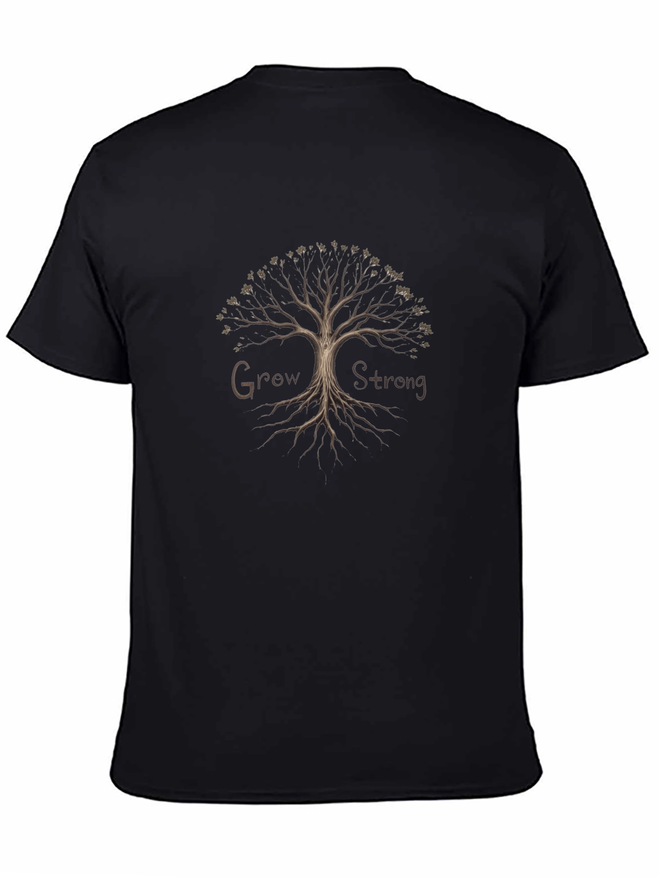Grow Strong Tree Graphic T-Shirt