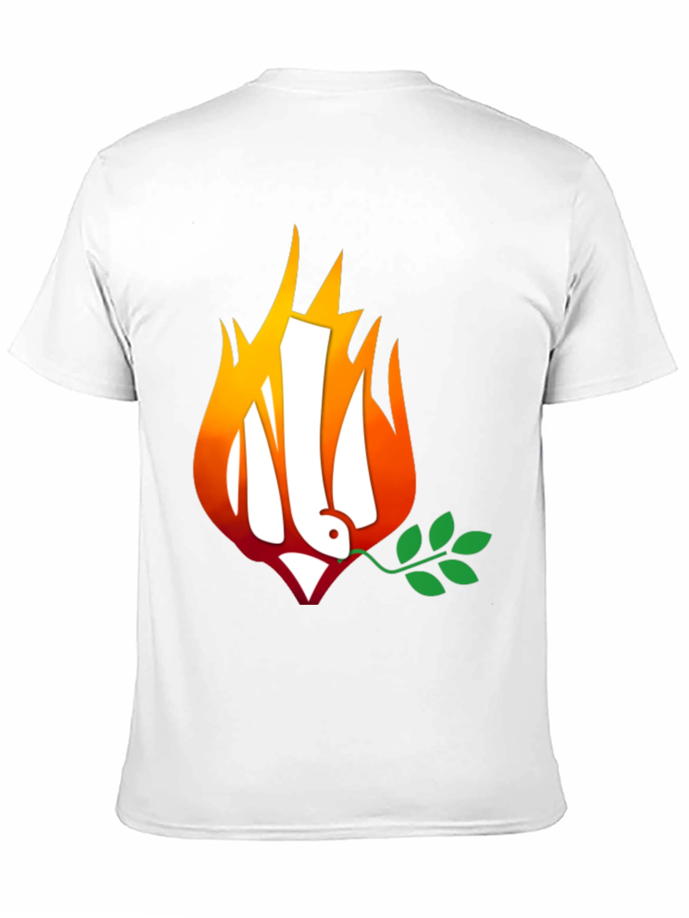 Ukraine Peace Dove on Fire T-Shirt