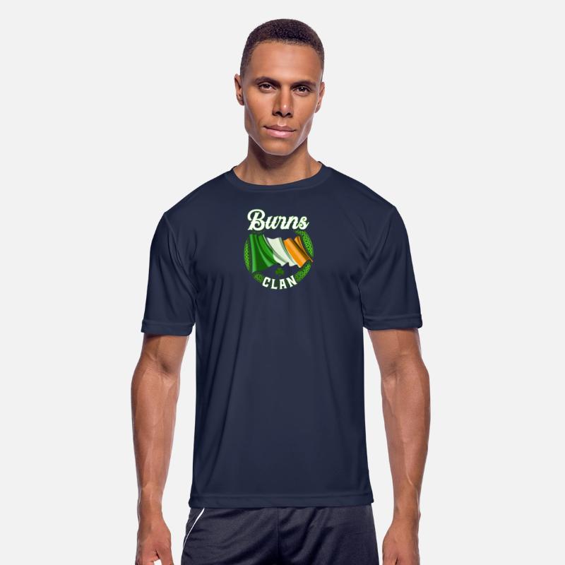 Burns Surname Irish Last Name Ireland Flag