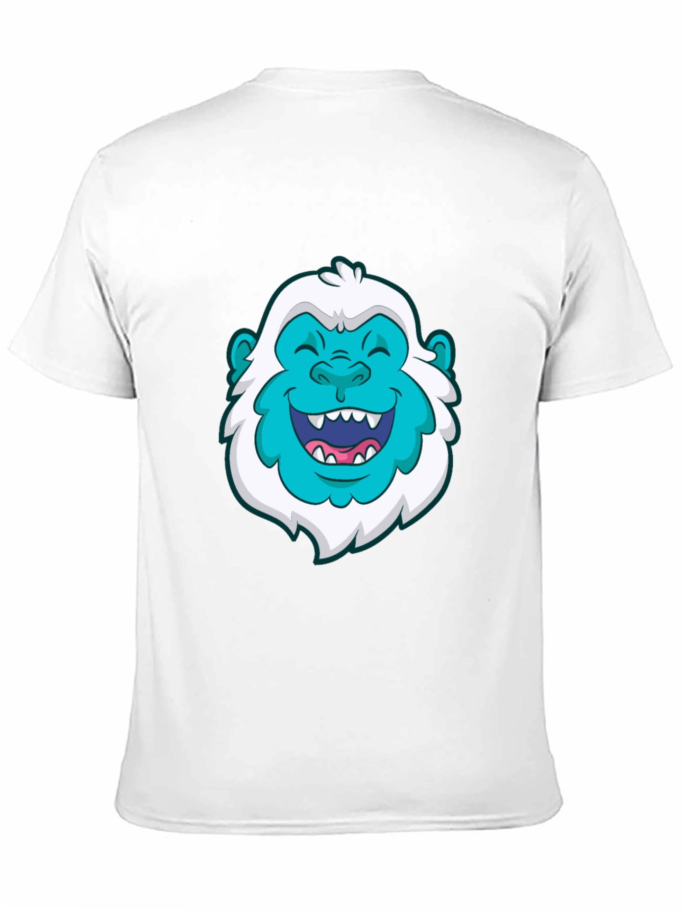 Fun Bigfoot Graphic Tee - Black Cotton T-Shirt