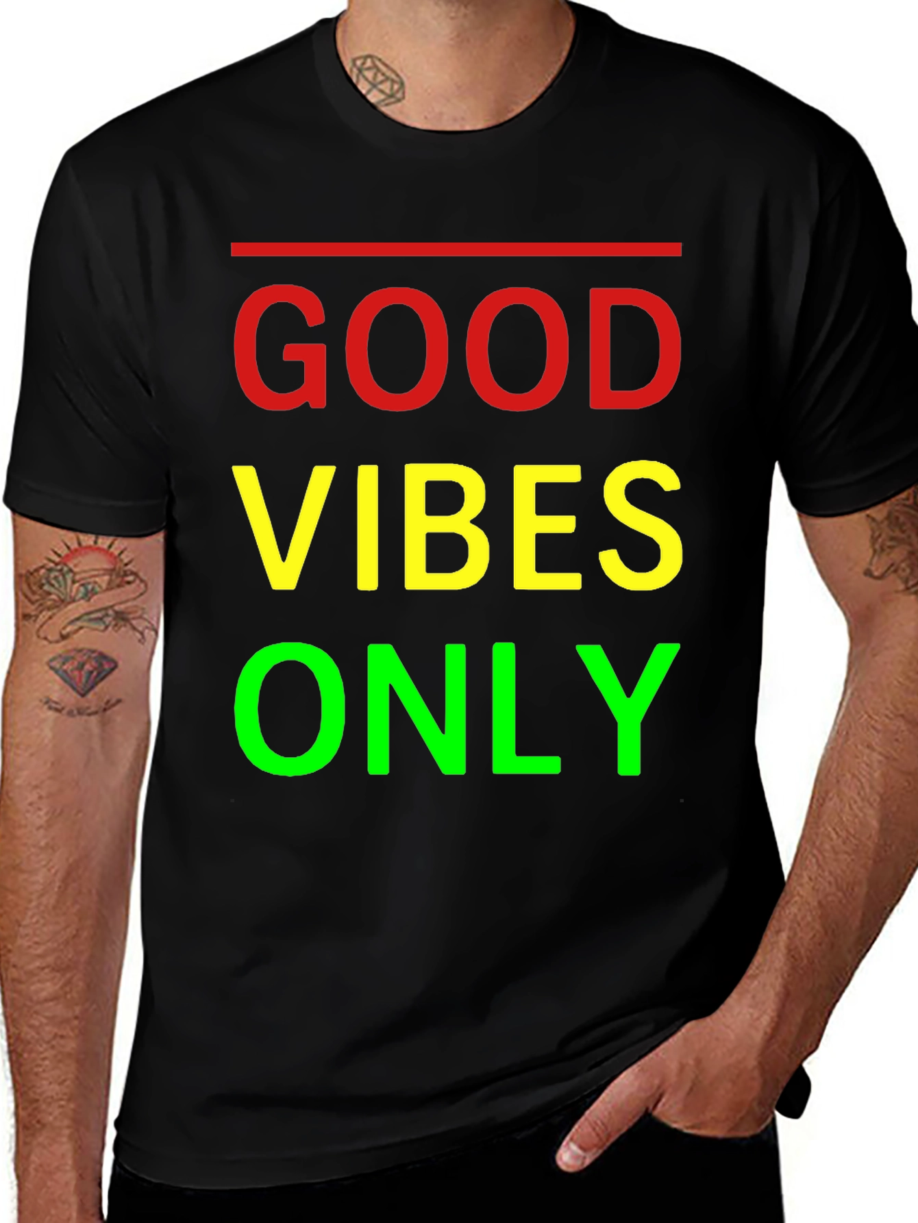 Good Vibes Only Graphic T-Shirt