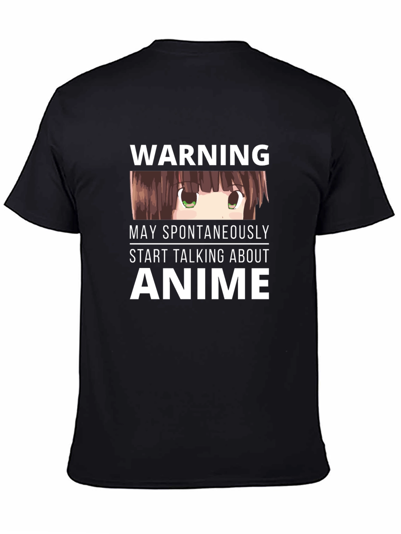 Anime Warning T-Shirt - Spontaneously Talks Anime!