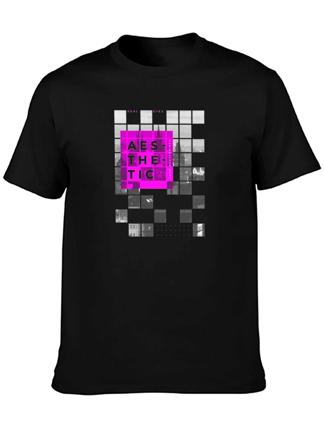 Aesthetic Graphic Print Crew Neck T-Shirt