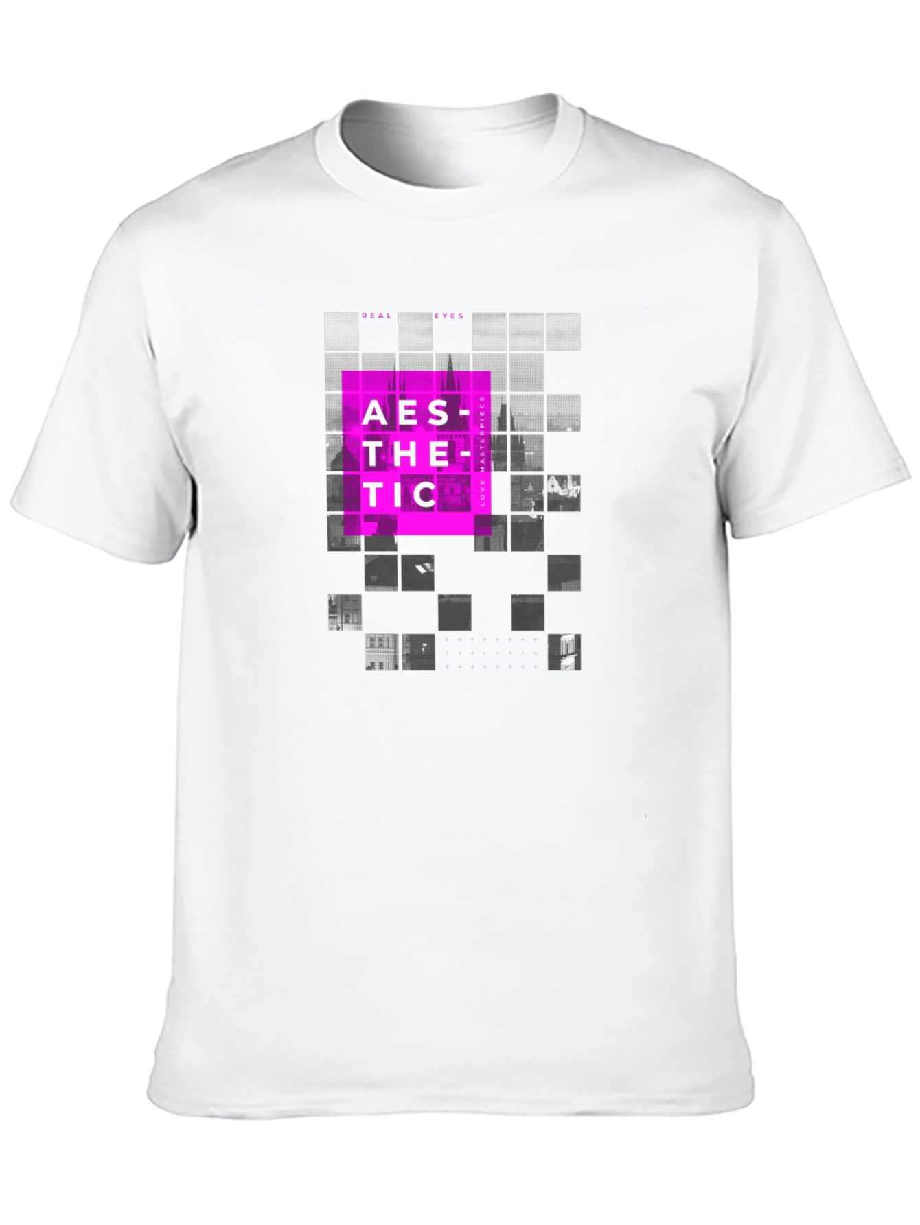 Aesthetic Graphic Print Crew Neck T-Shirt
